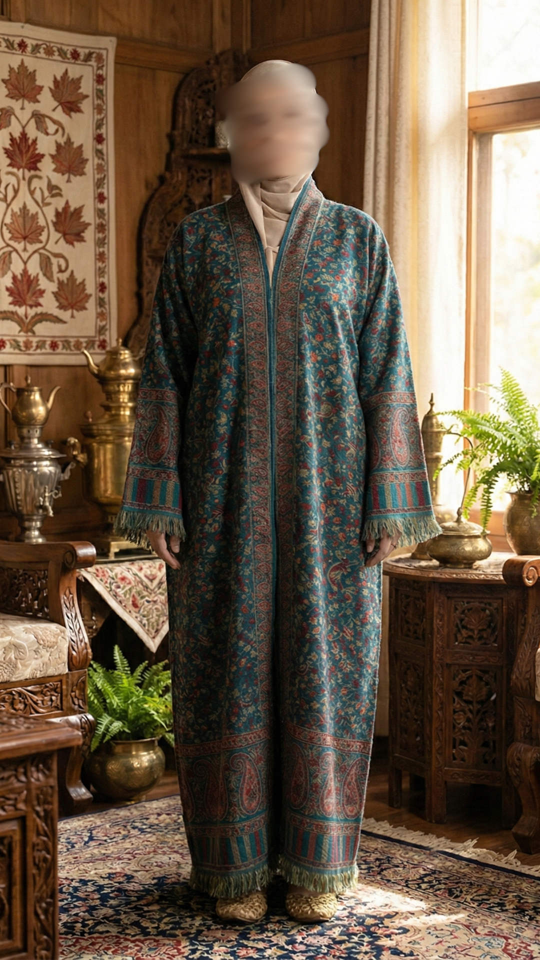 Samar Pashmina Abaya