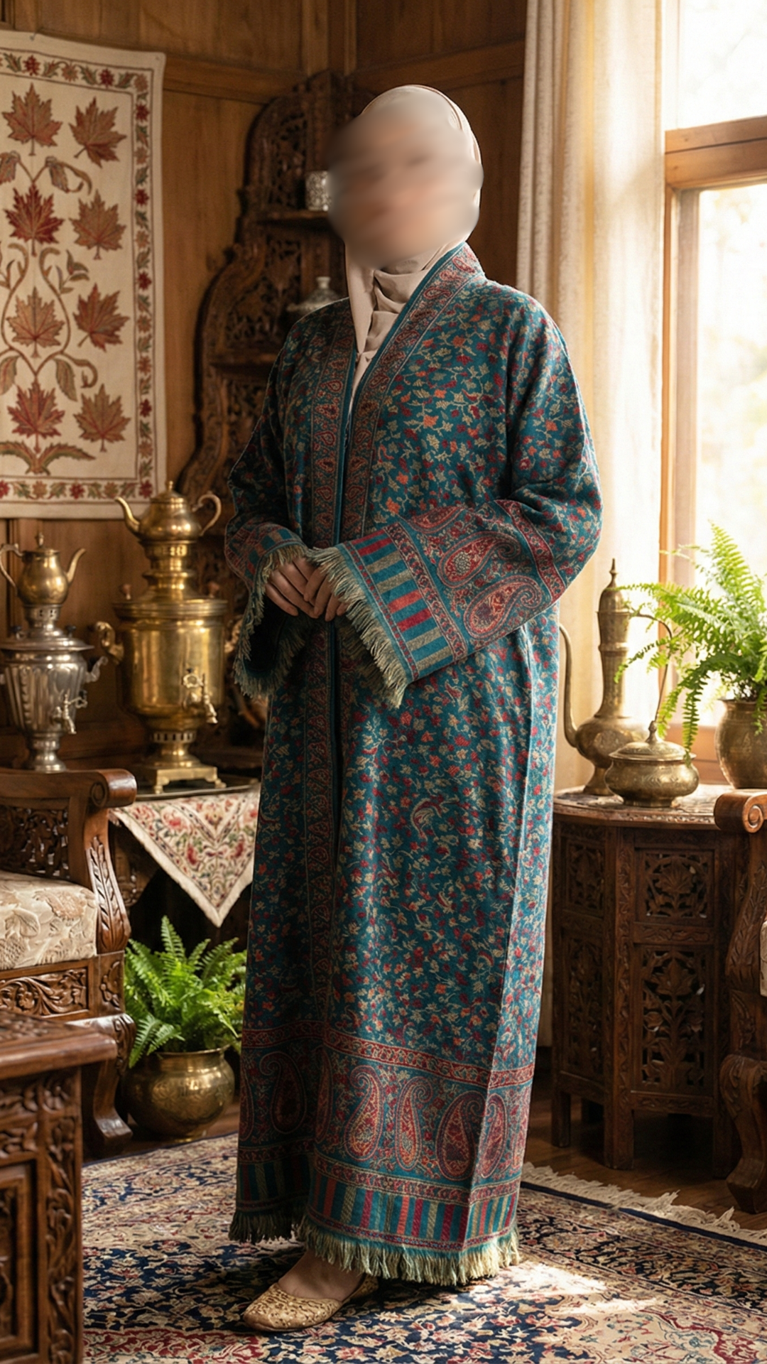 Samar Pashmina Abaya