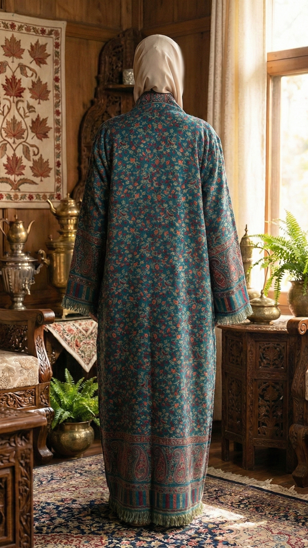 Samar Pashmina Abaya