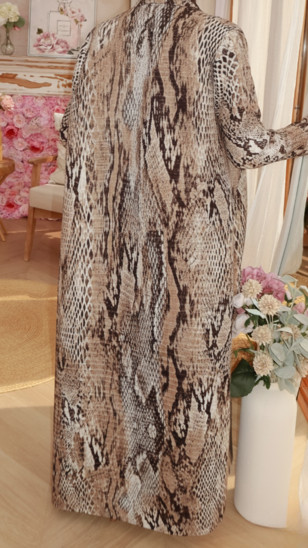 Snake Skin Abaya Vogue