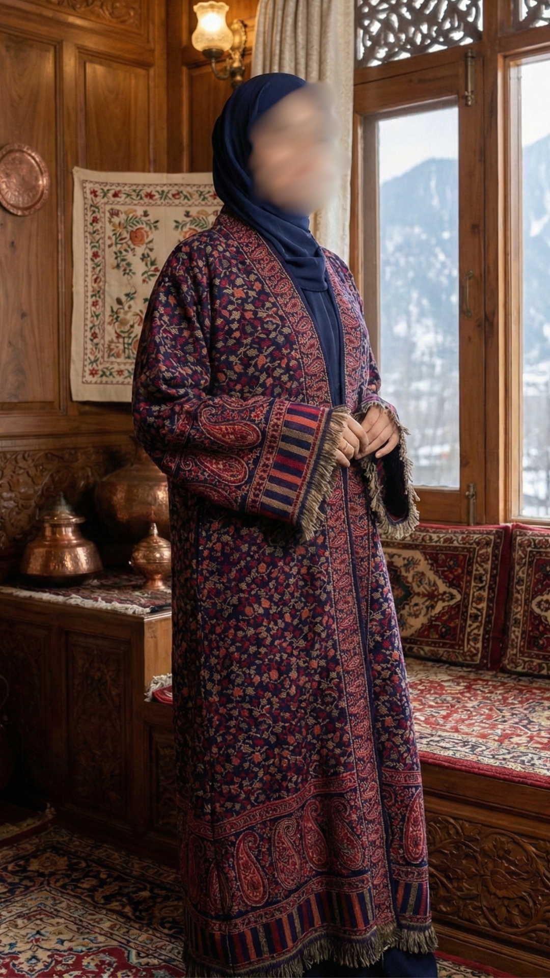 Qadim Pashmina Abaya