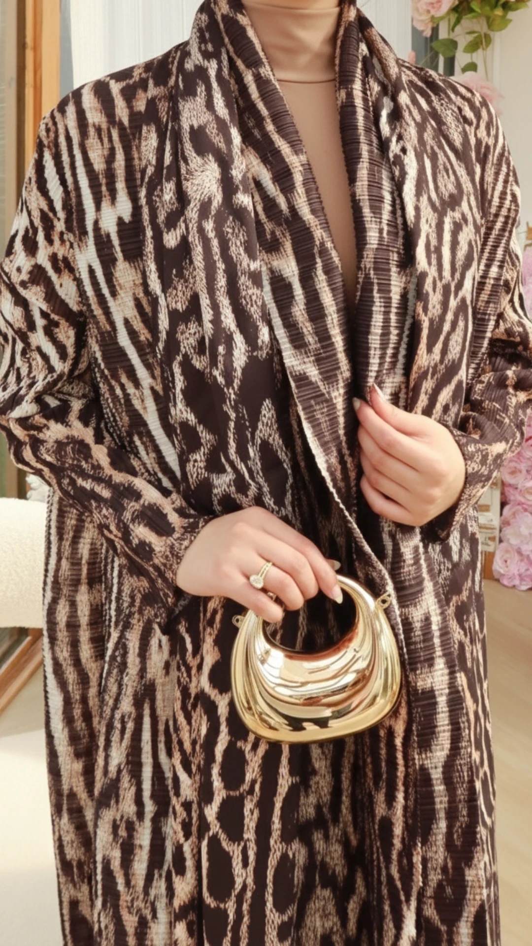 Leopard Abaya Vogue
