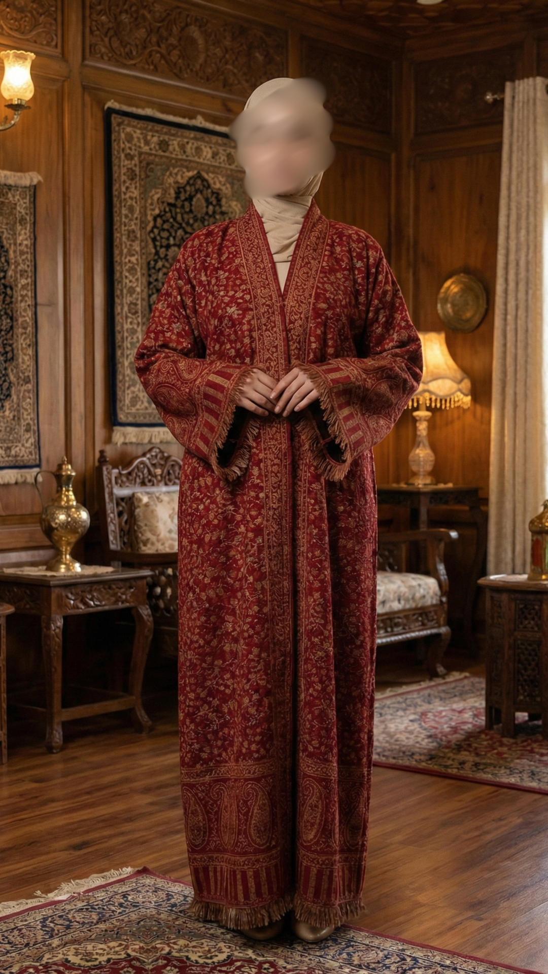 Zarif Pashmina Abaya