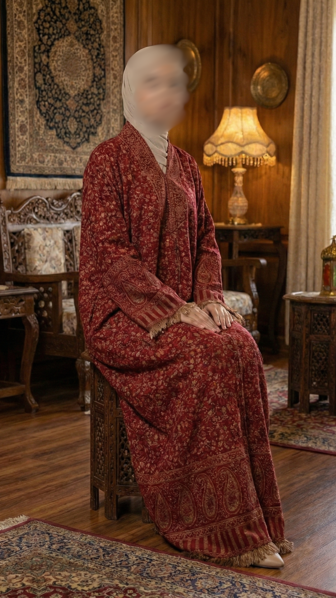 Zarif Pashmina Abaya