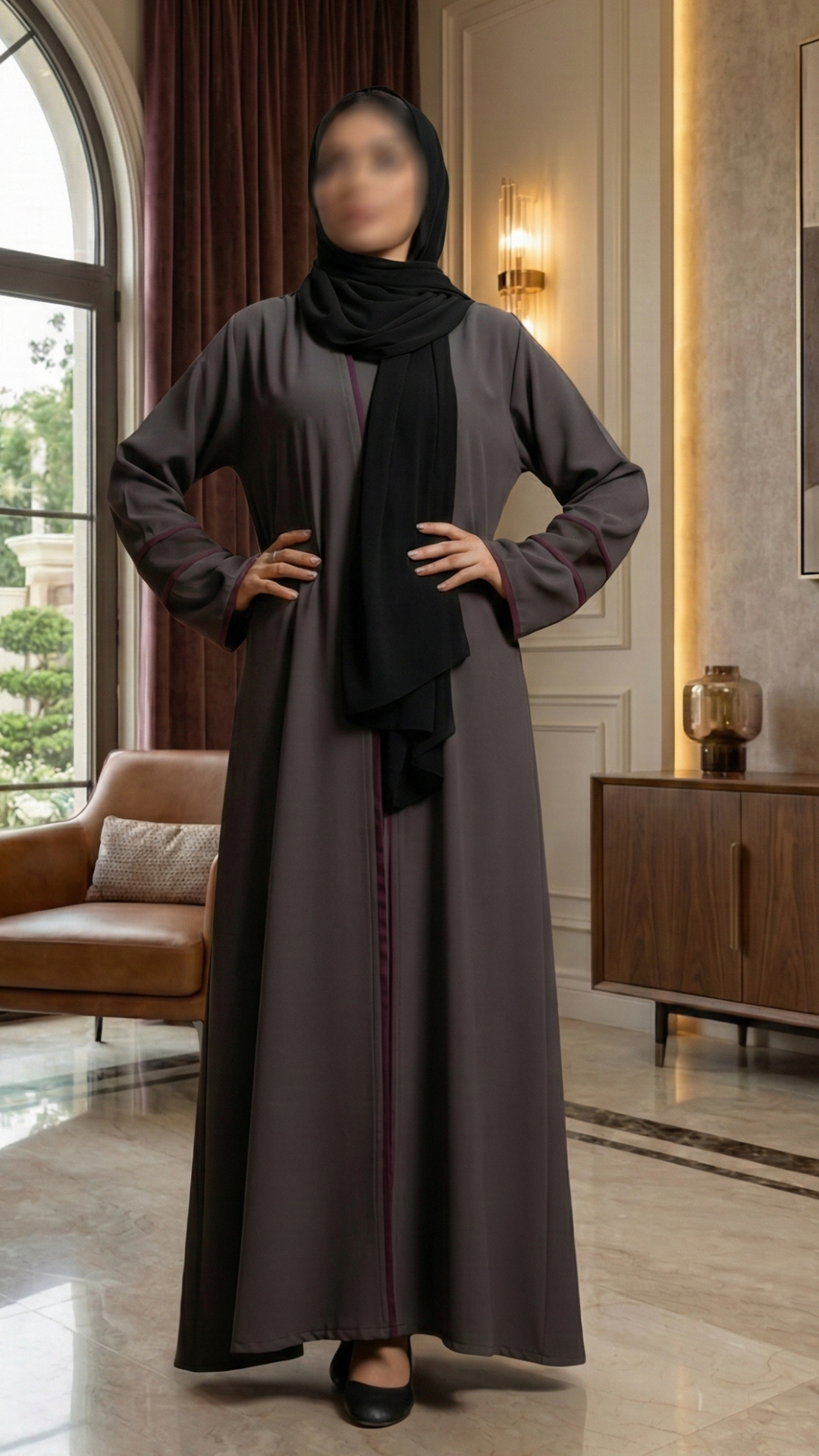 Anira Pleated Abaya