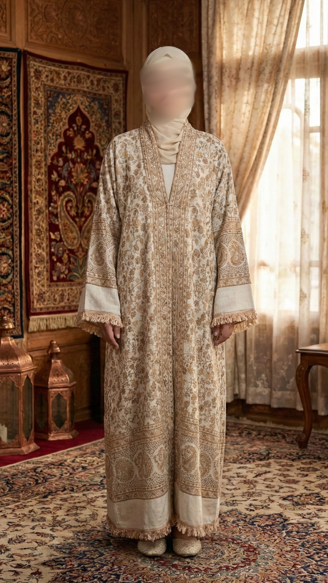 Nakhla Pashmina Abaya