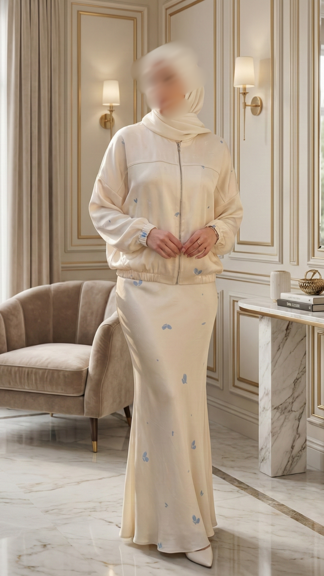 Elyra Abaya 2 Piece Set