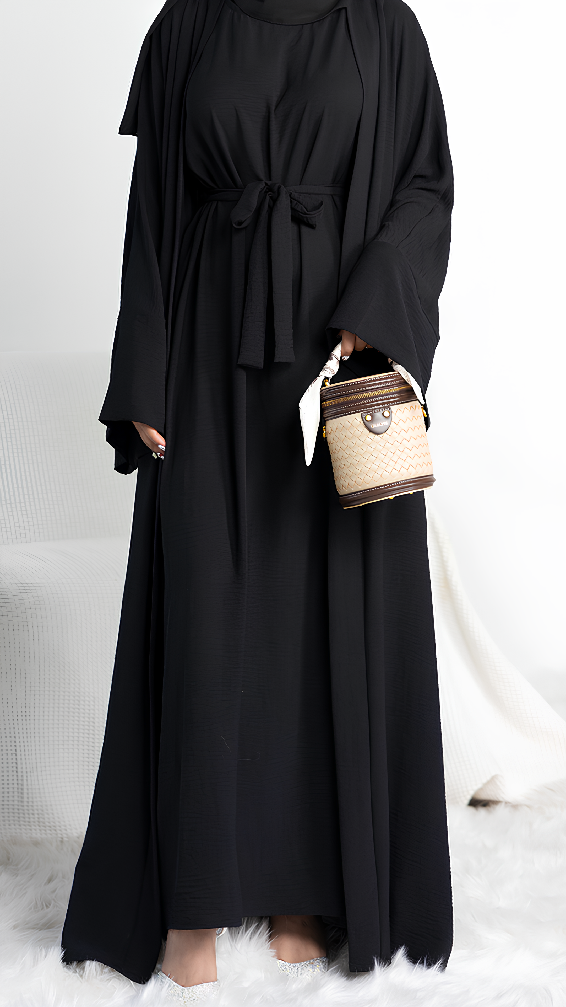 Opulente Blüten-Abaya