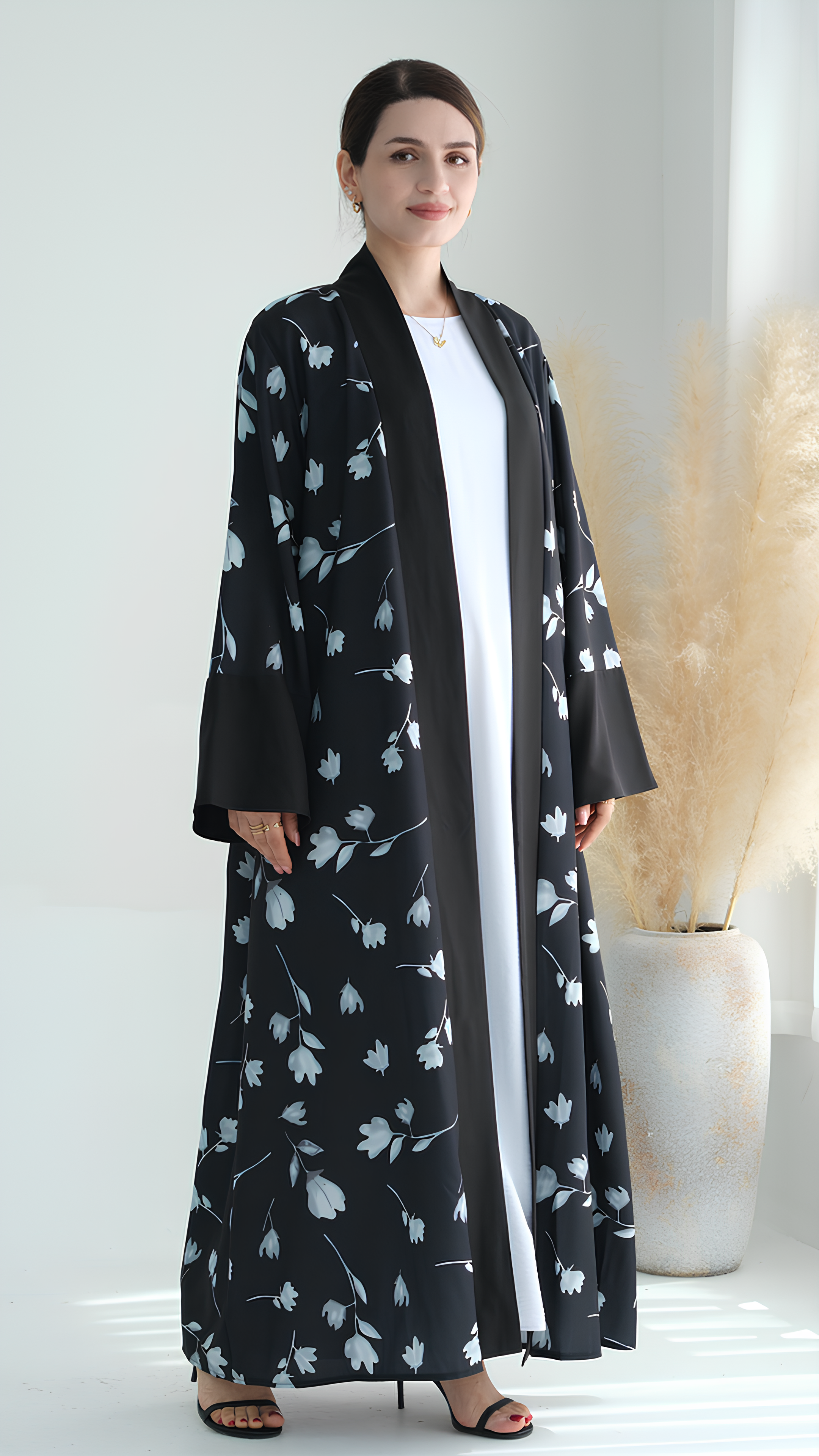 Ethereal Floral Abaya