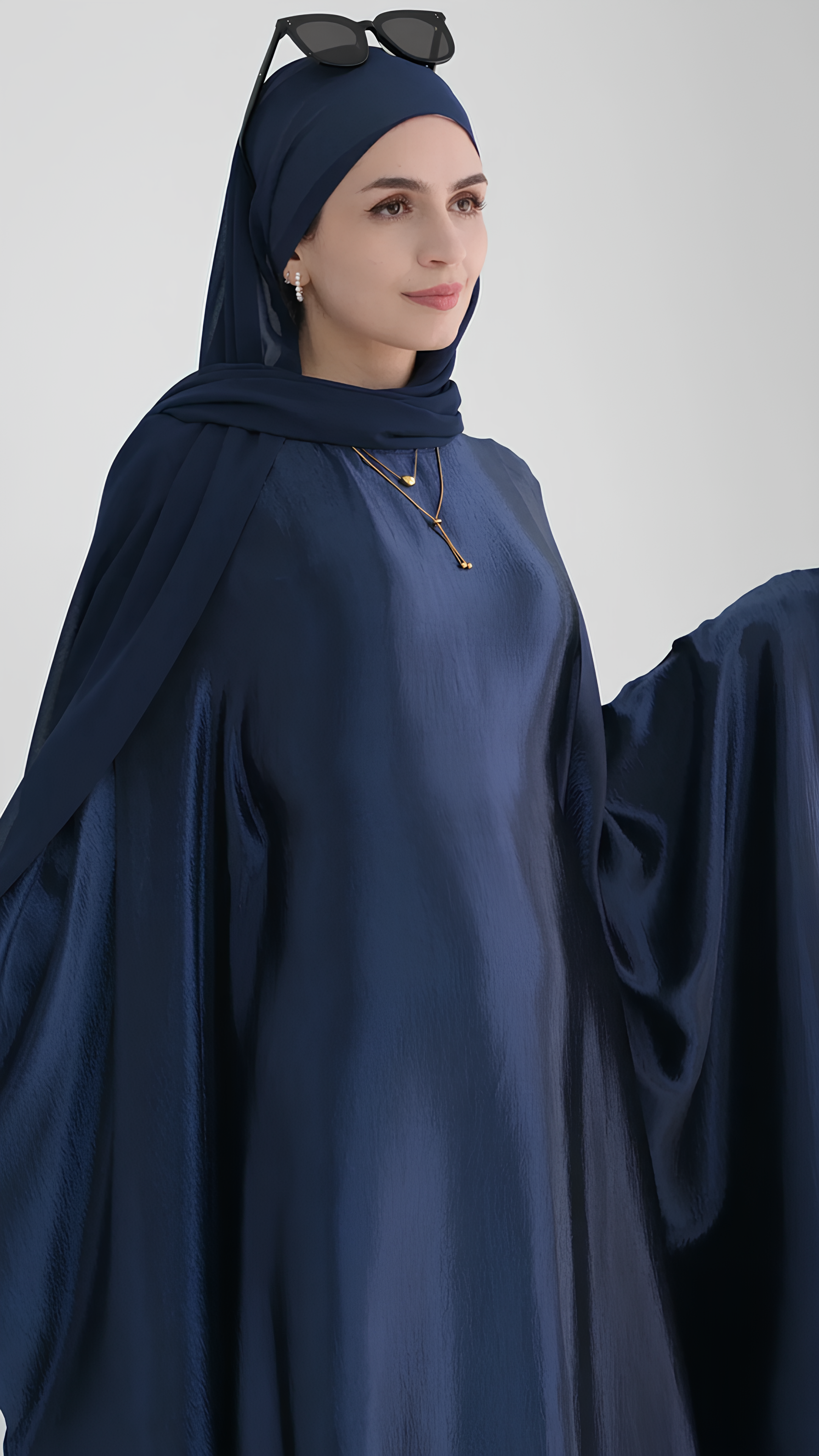 Glänzende Schmetterlings-Abaya