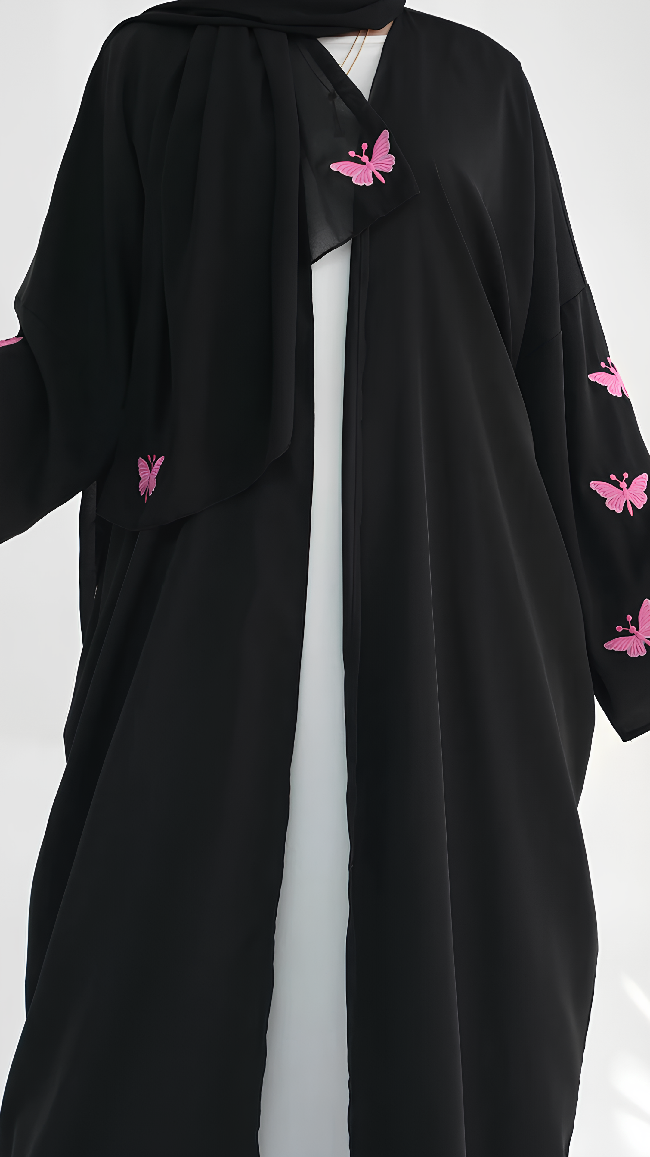 Open Butterfly Abaya