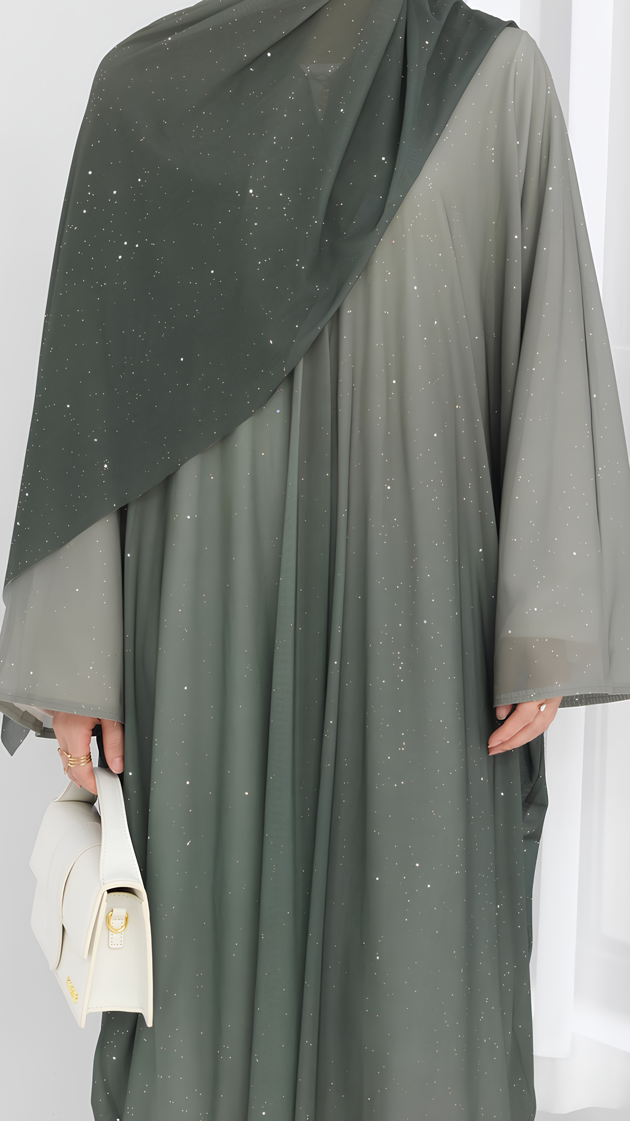 Majestätisches Glitzer-Abaya