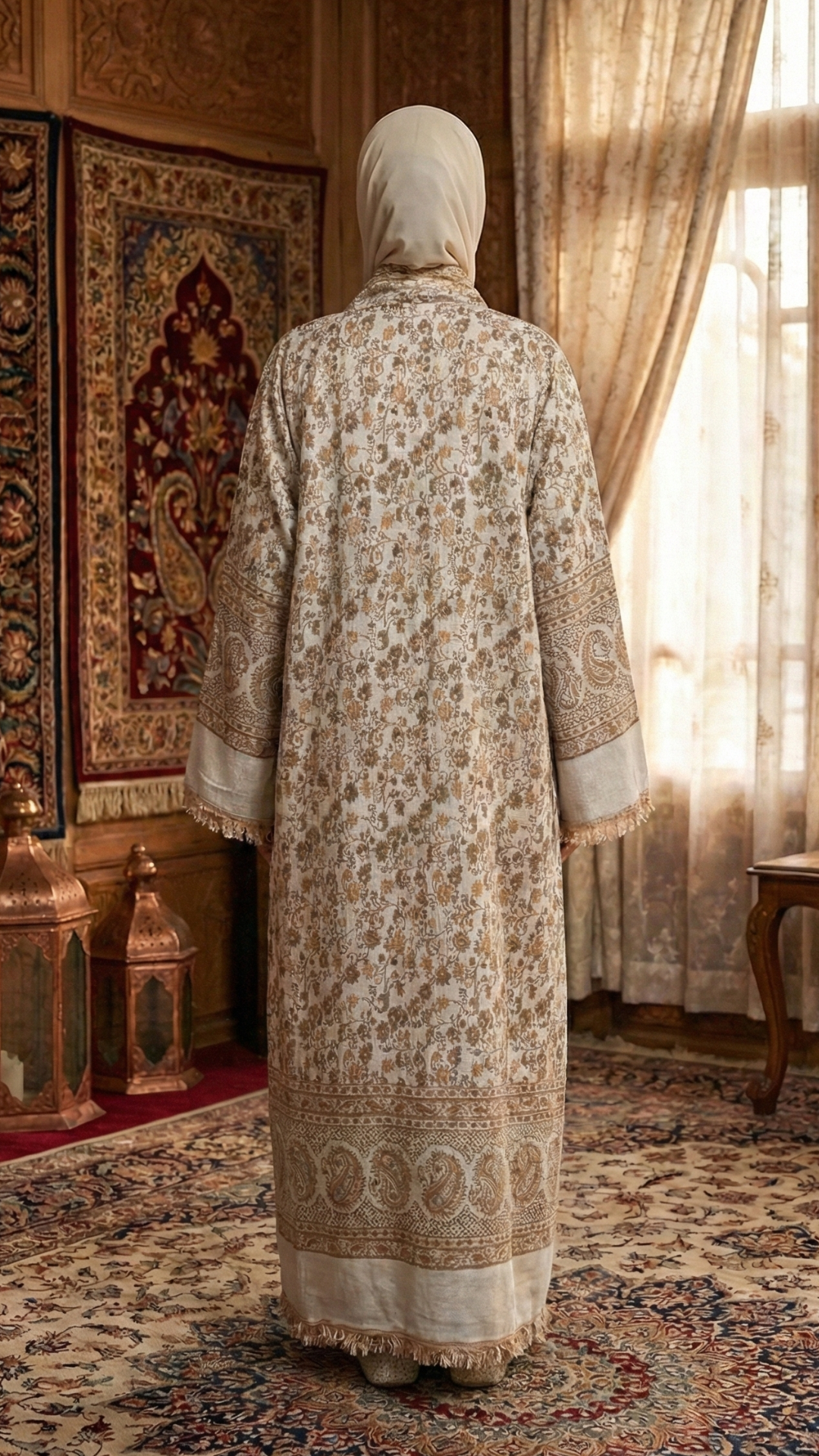 Nakhla Pashmina Abaya