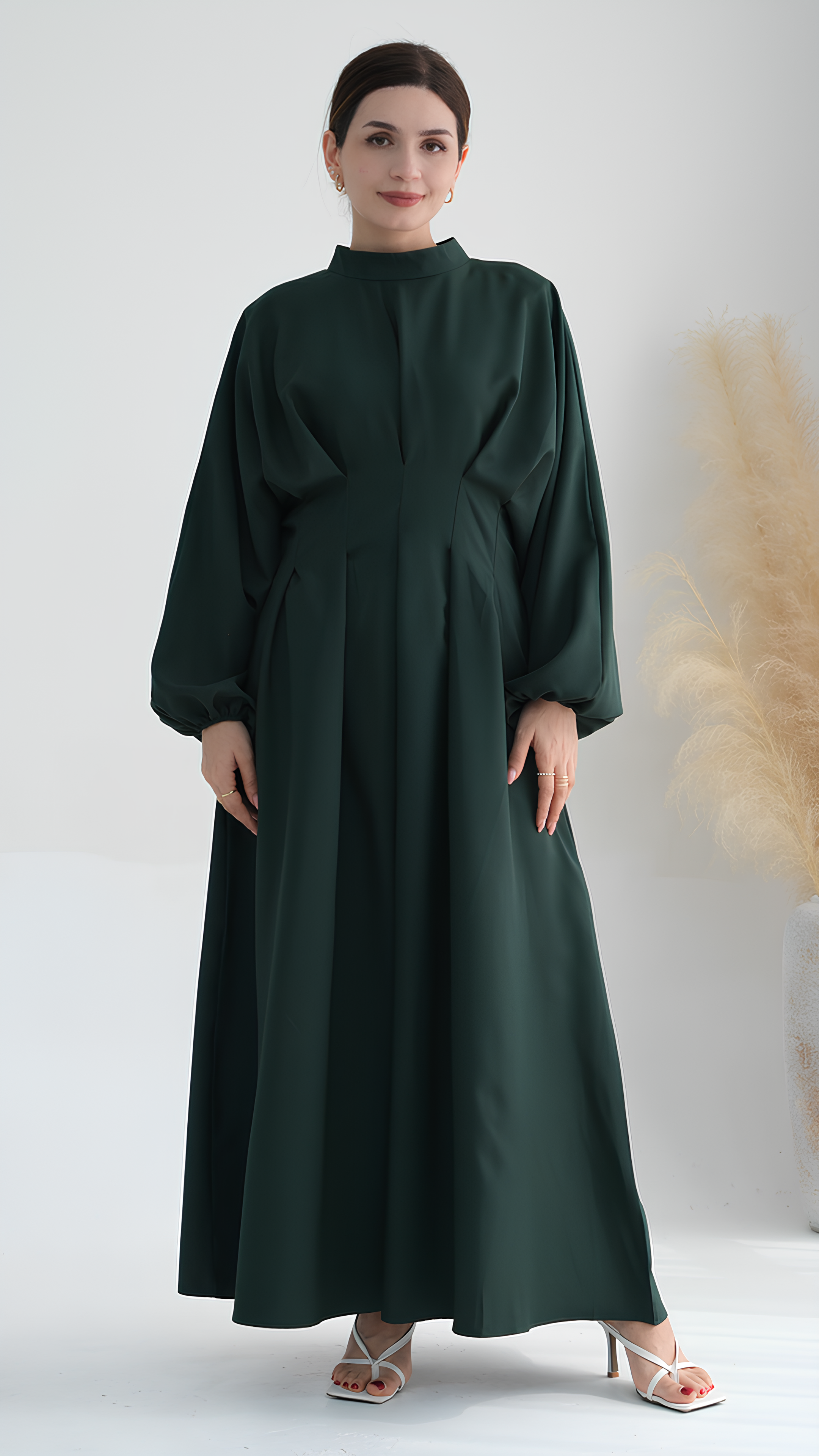 Purpurrote Luxe-Abaya