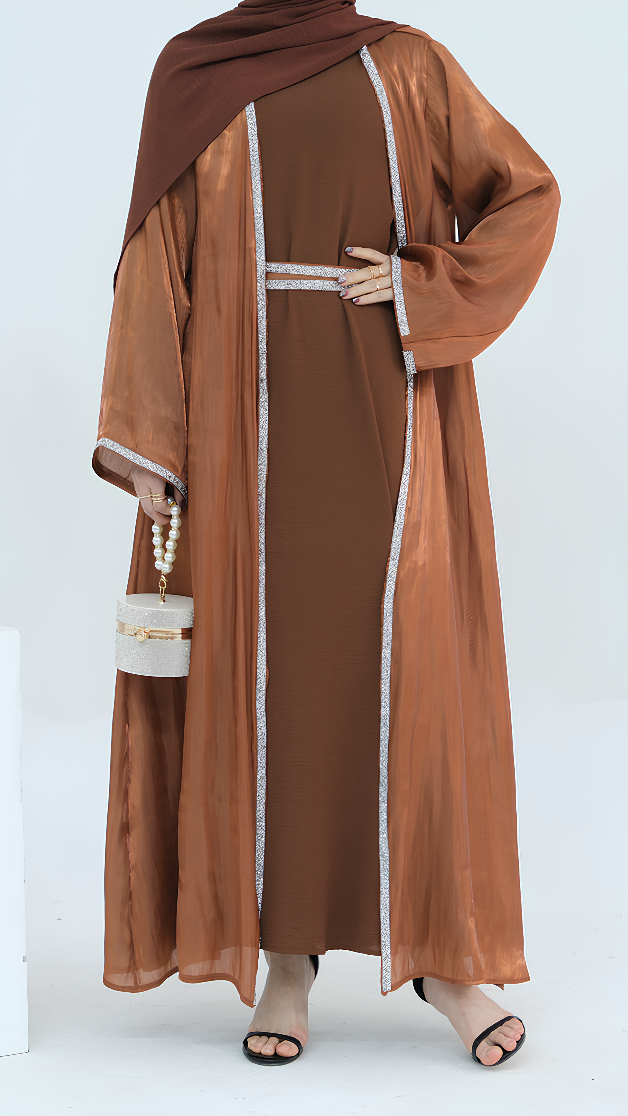 Verdant Elegance Abaya