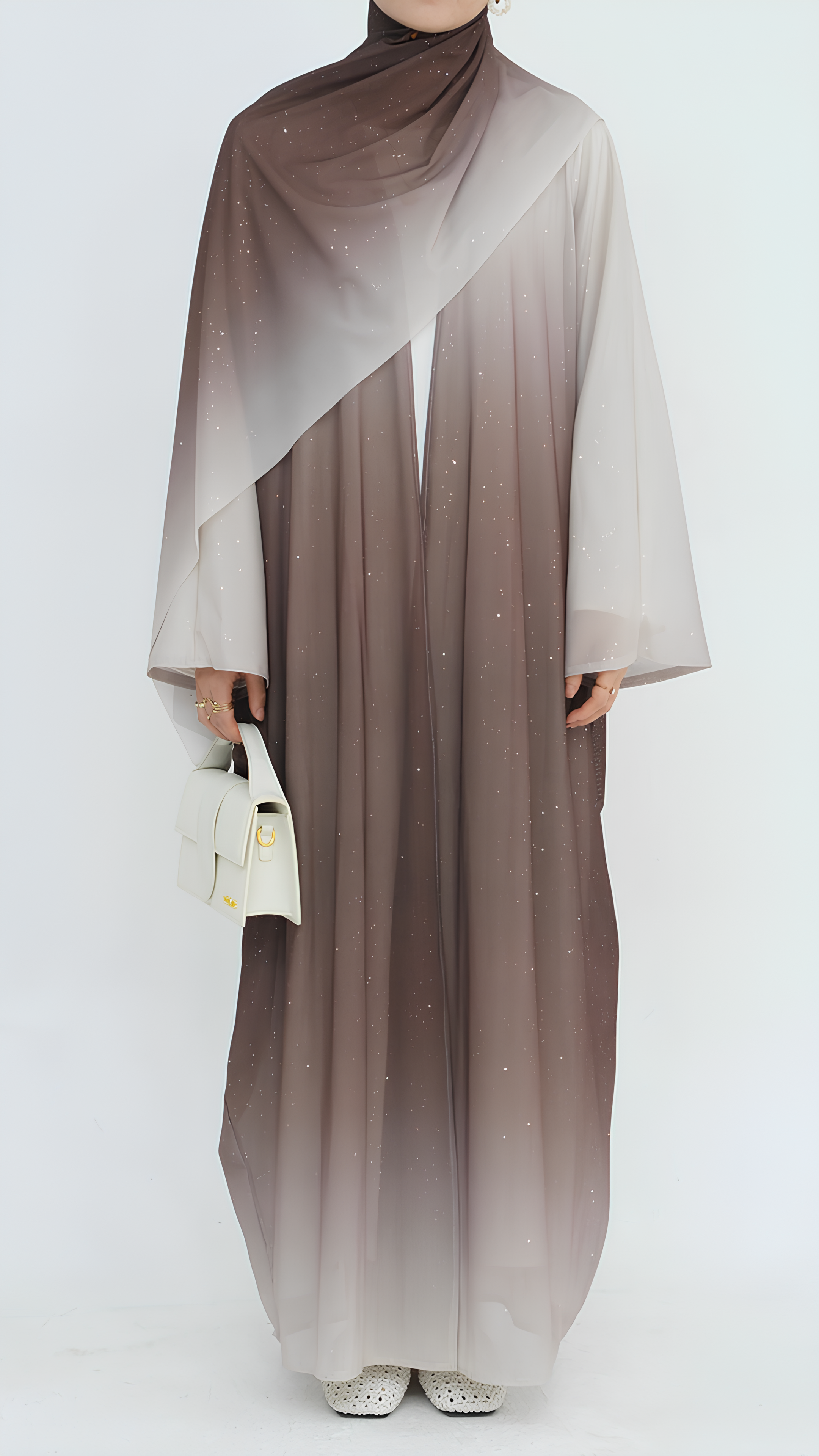 Majestic Glitter Abaya