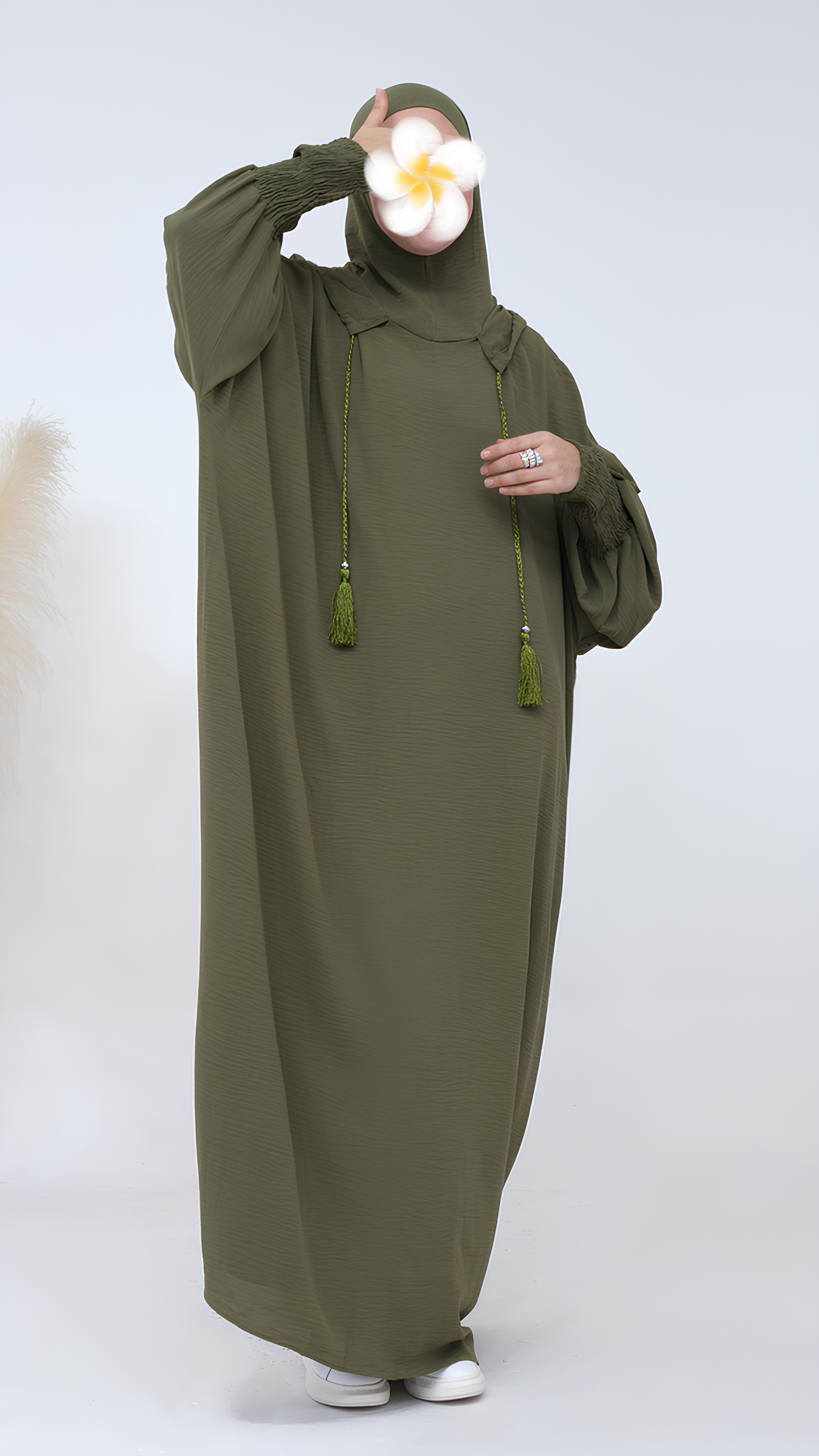 Abaya à capuche