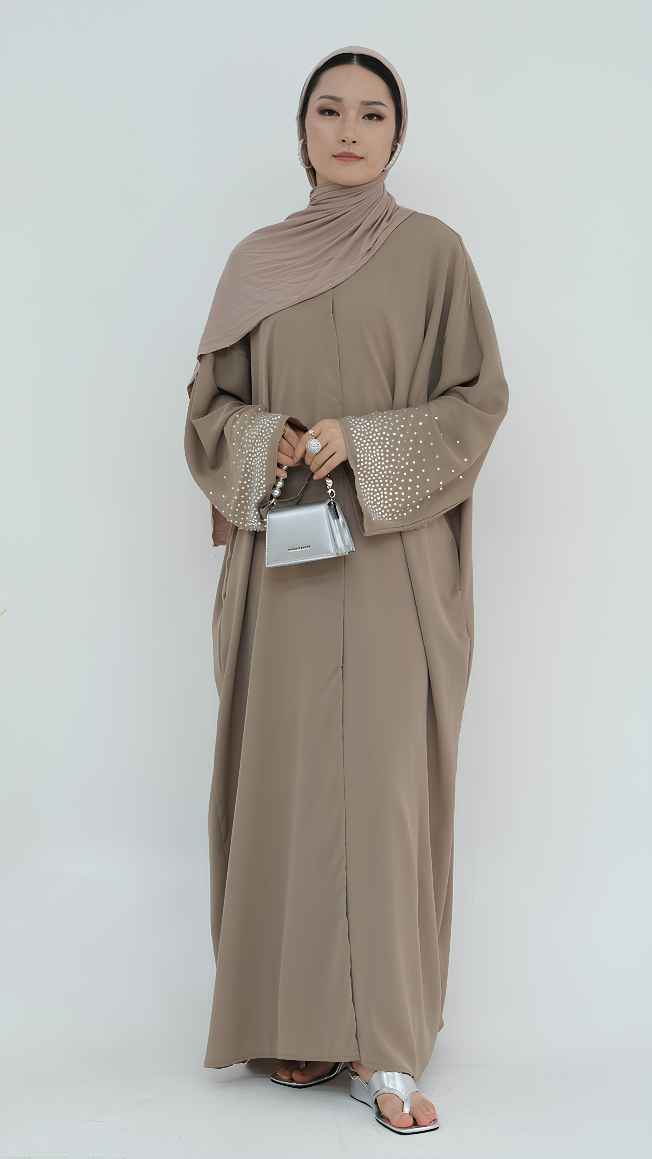 Midnight Sparkle Abaya