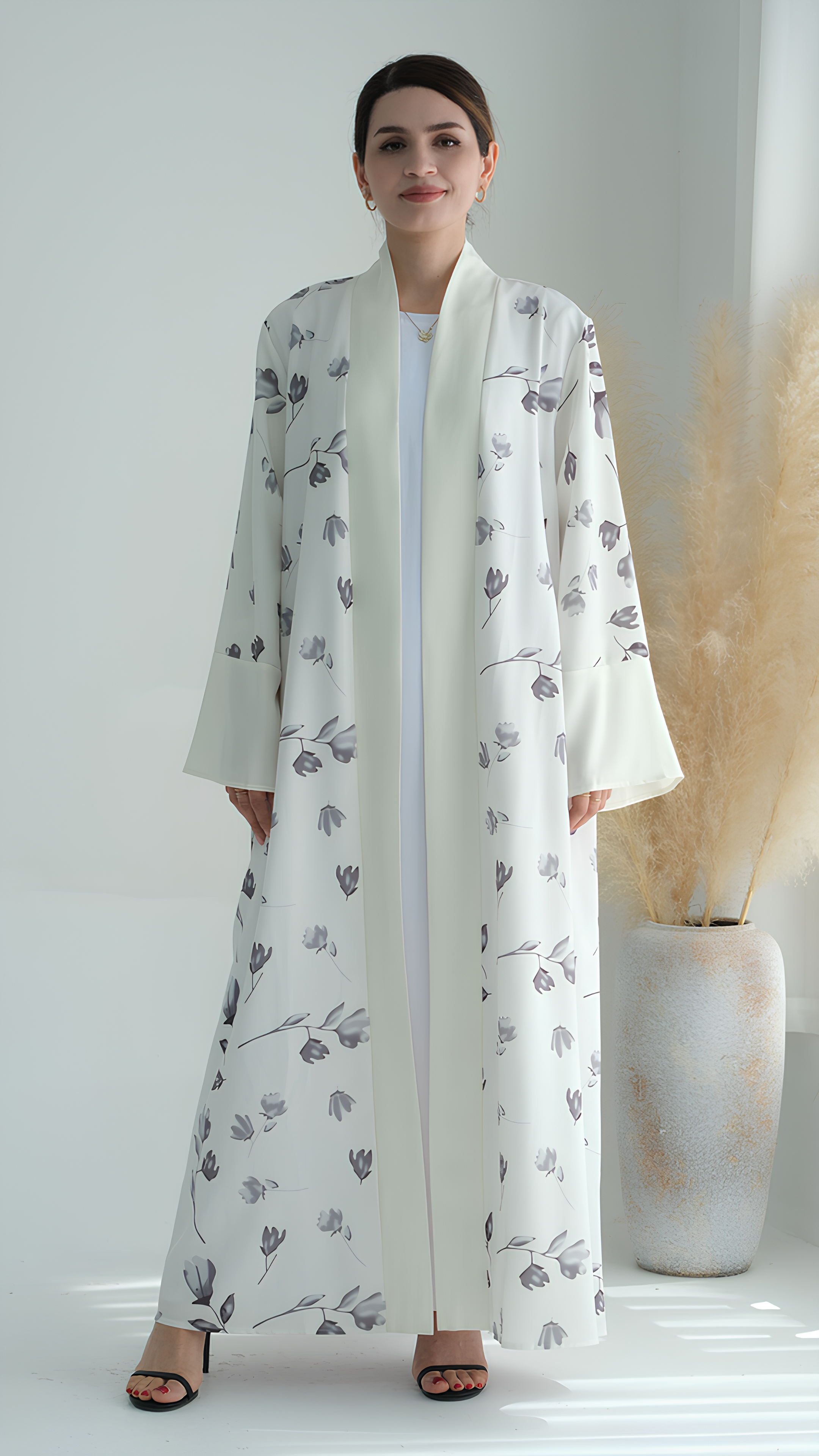 Ethereal Floral Abaya