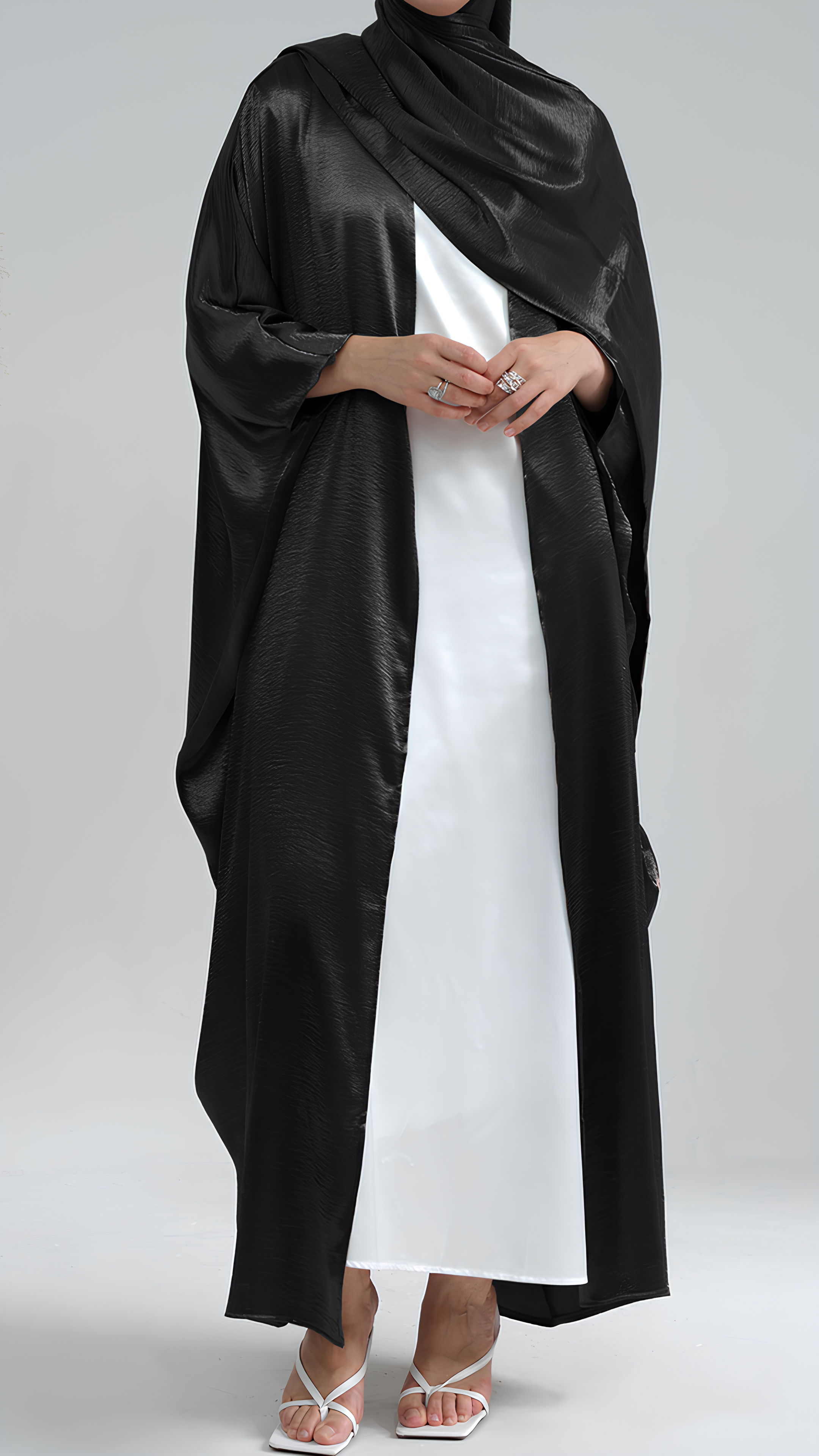 Silken Shadow Abaya