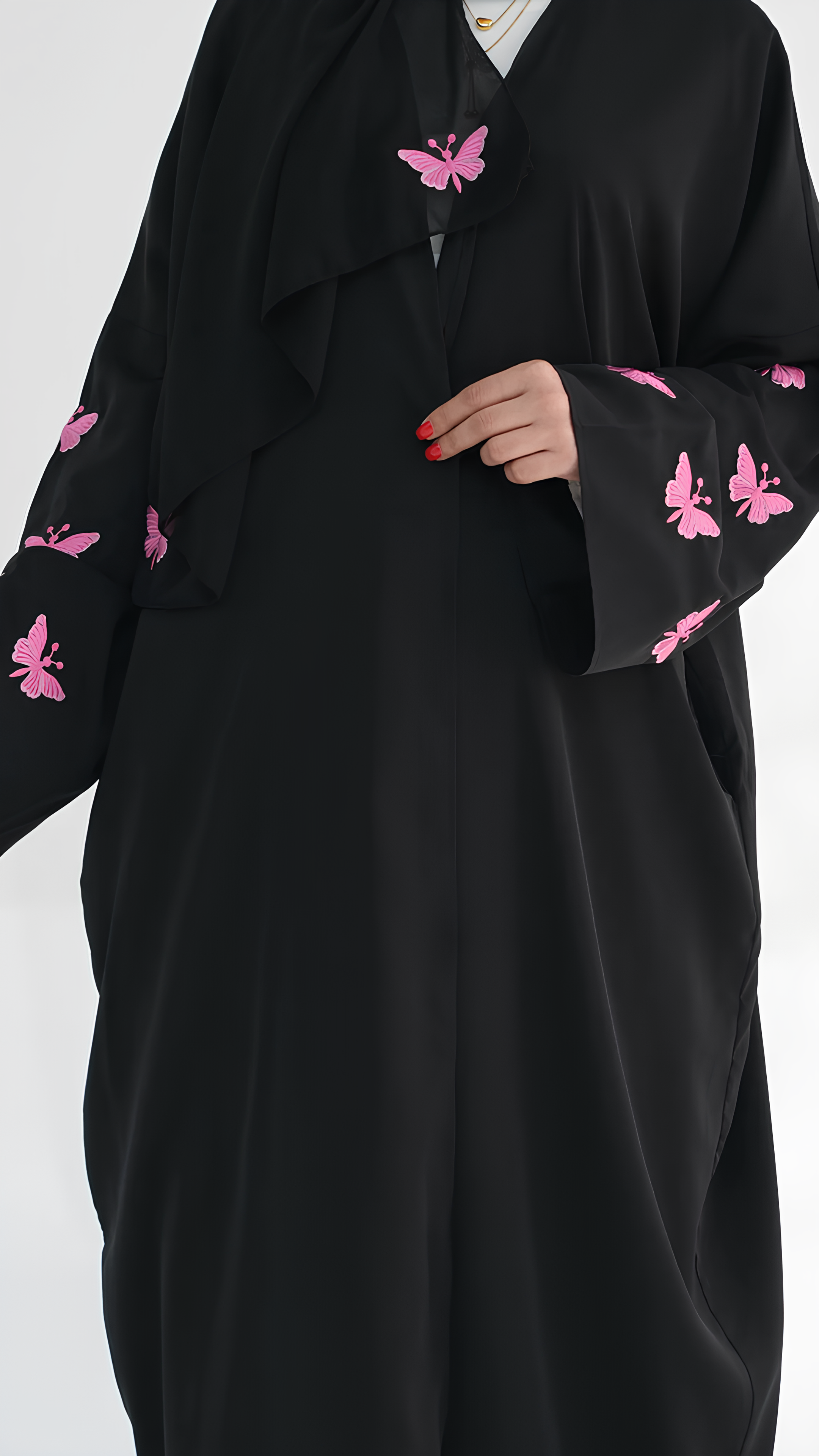 Open Butterfly Abaya