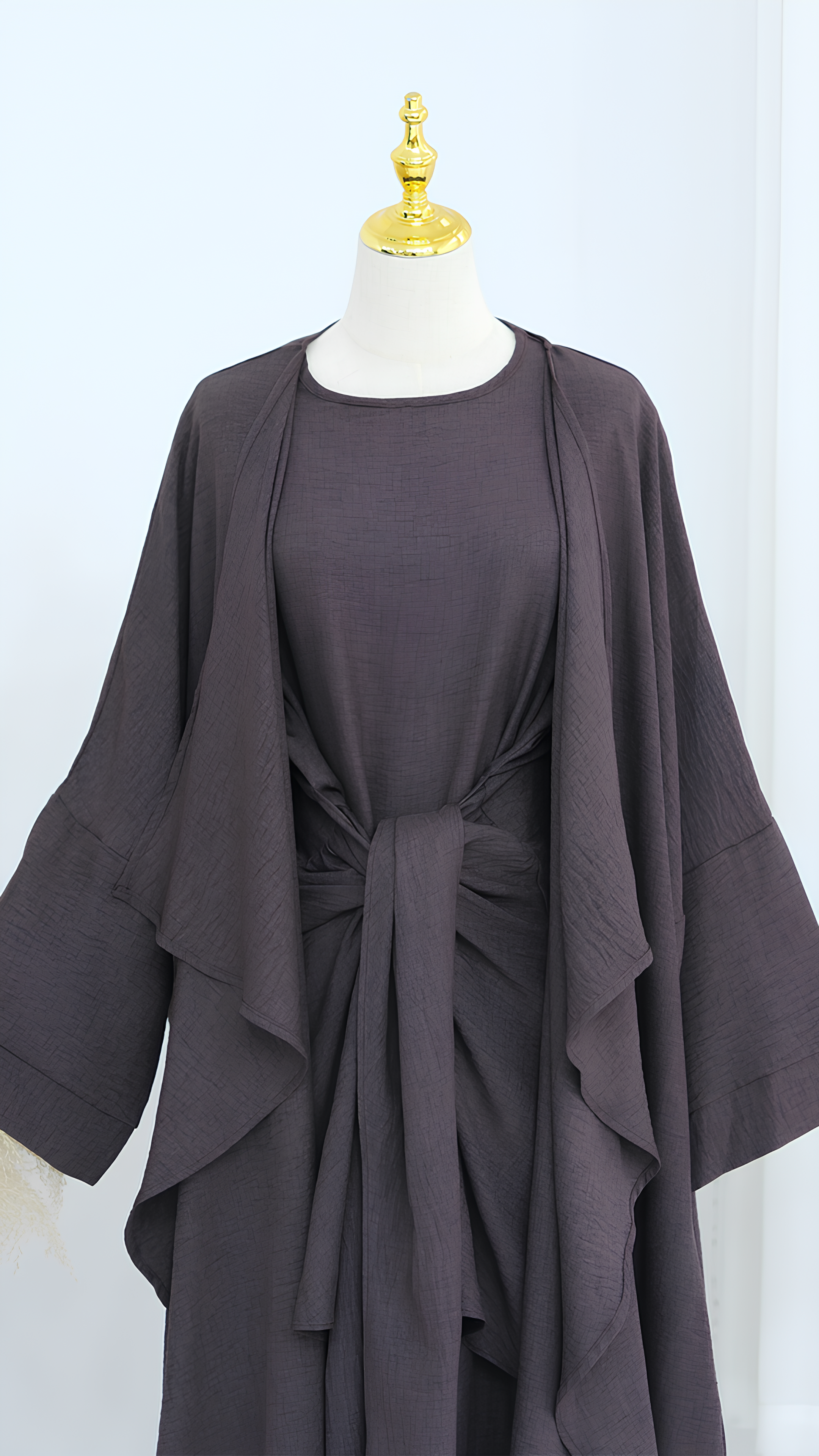 Velvet Bow Abaya