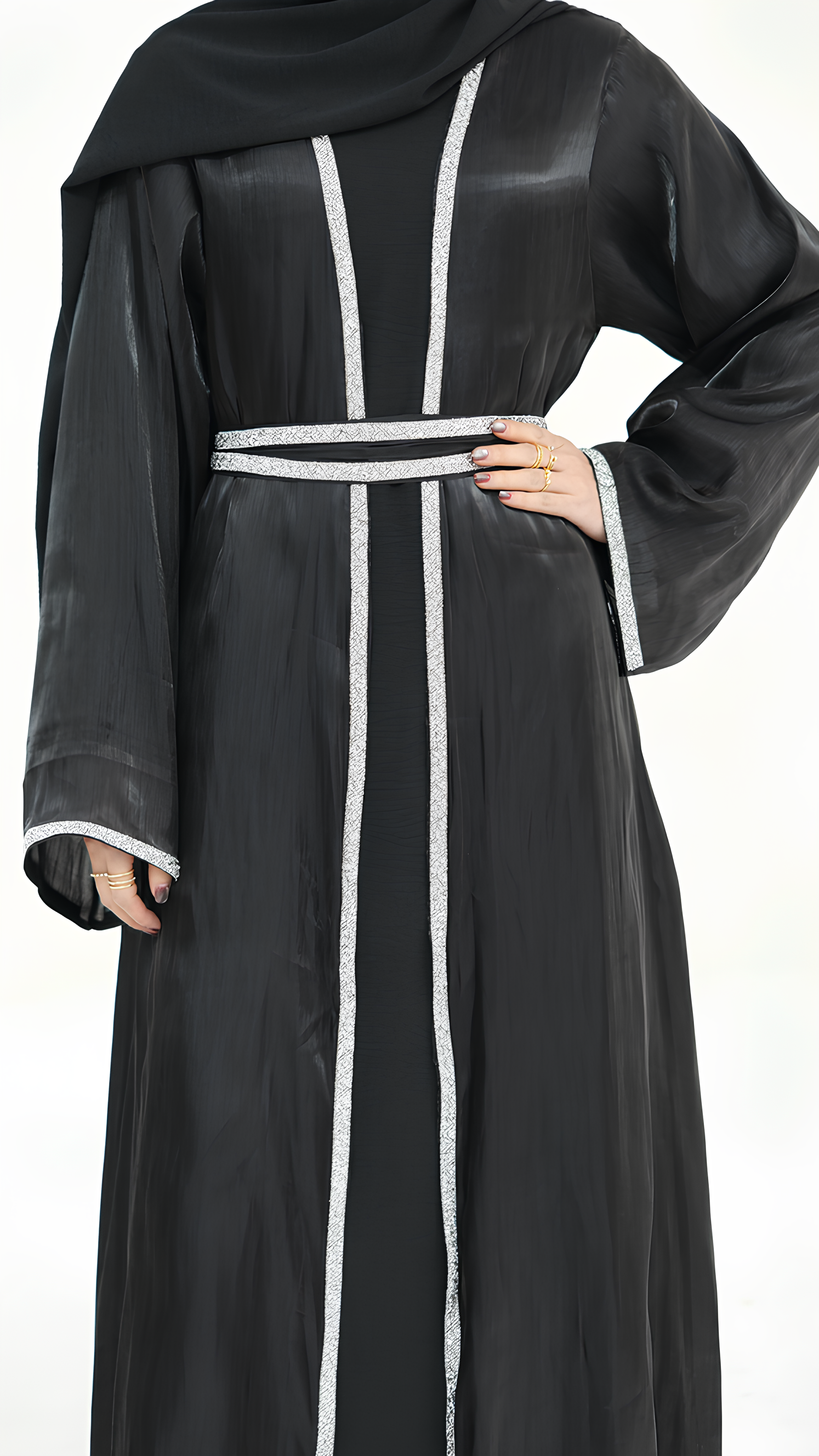 Verdant Elegance Abaya