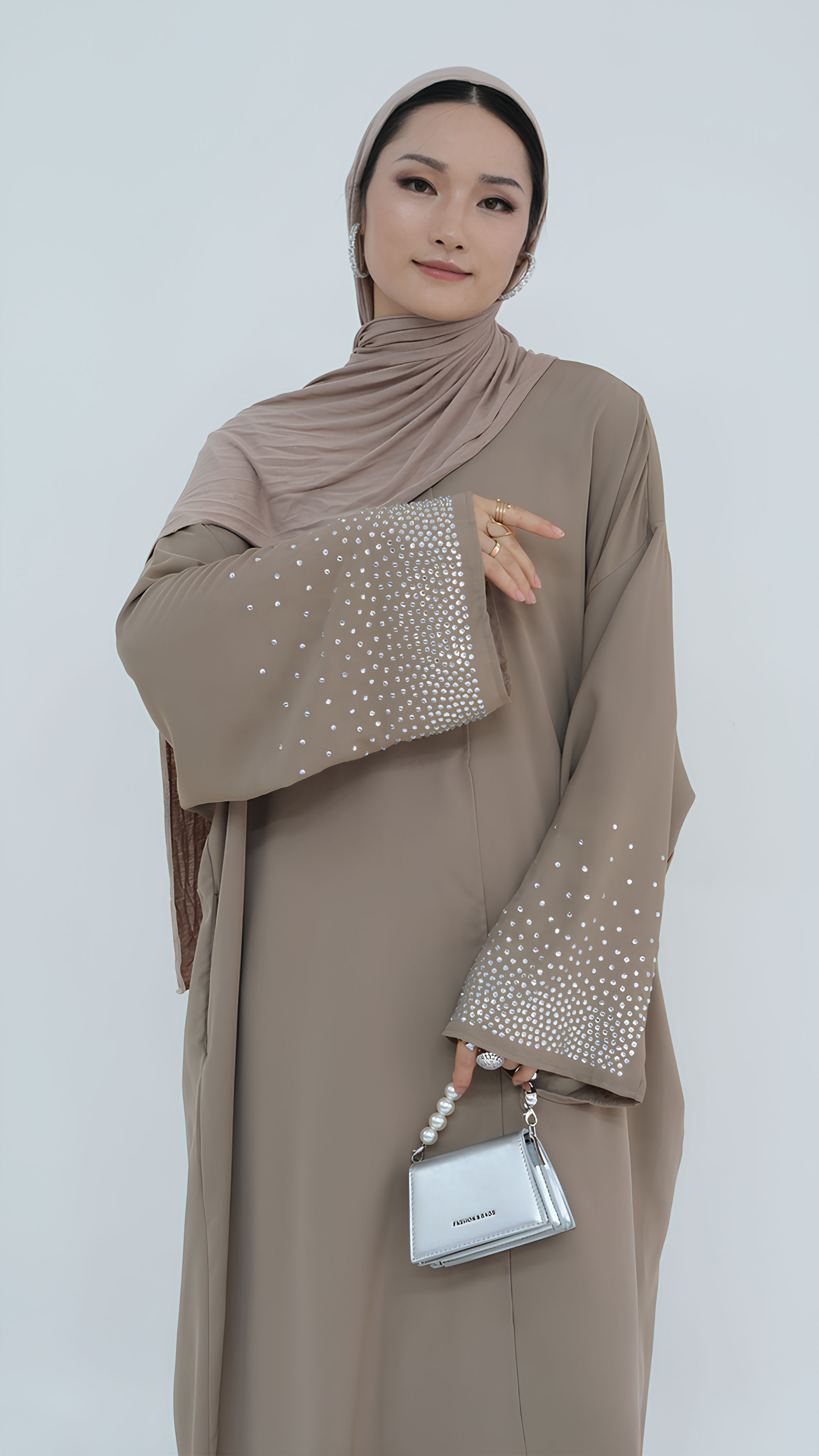 Midnight Sparkle Abaya