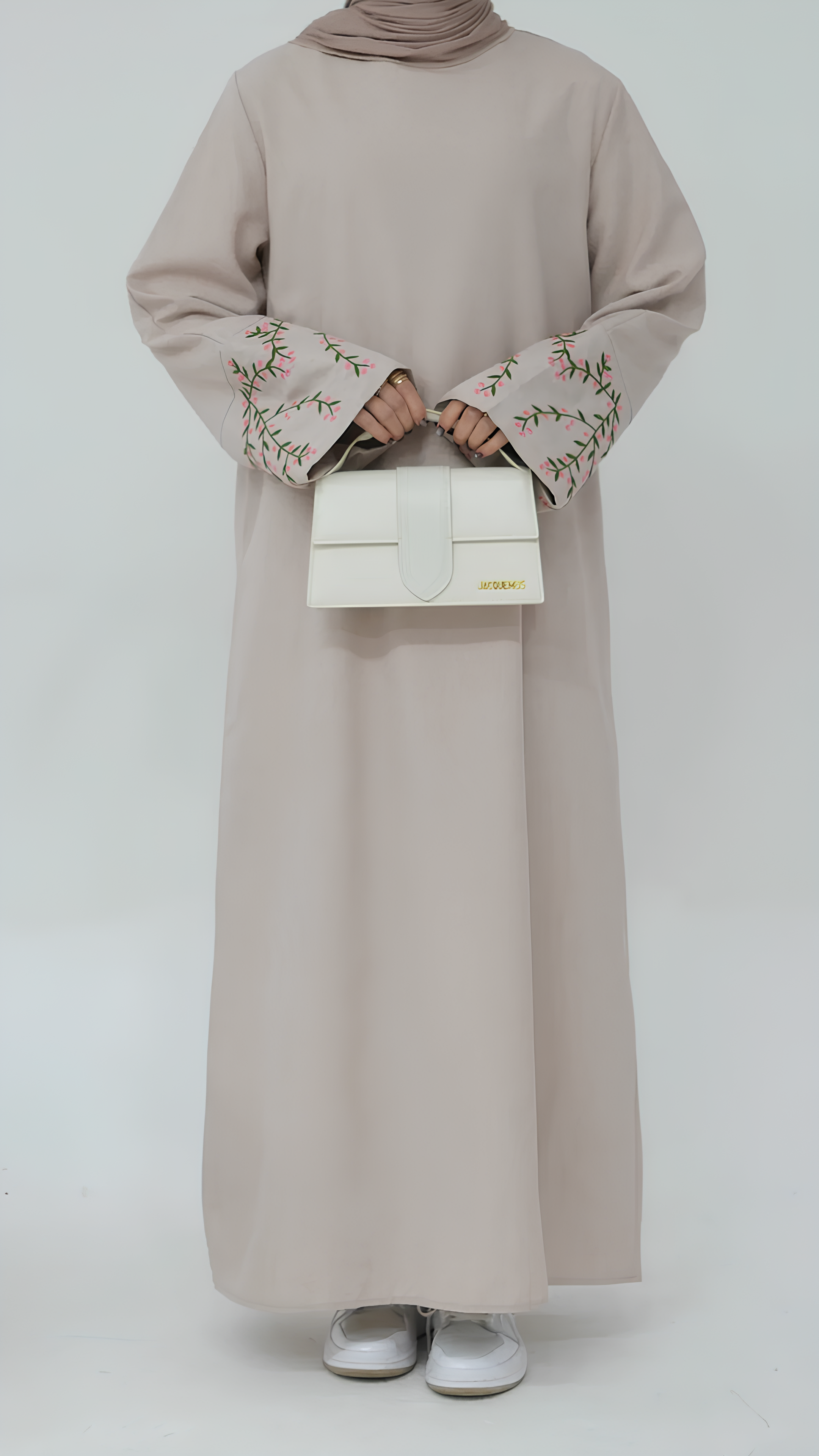 Geschlossene Blumen-Abaya