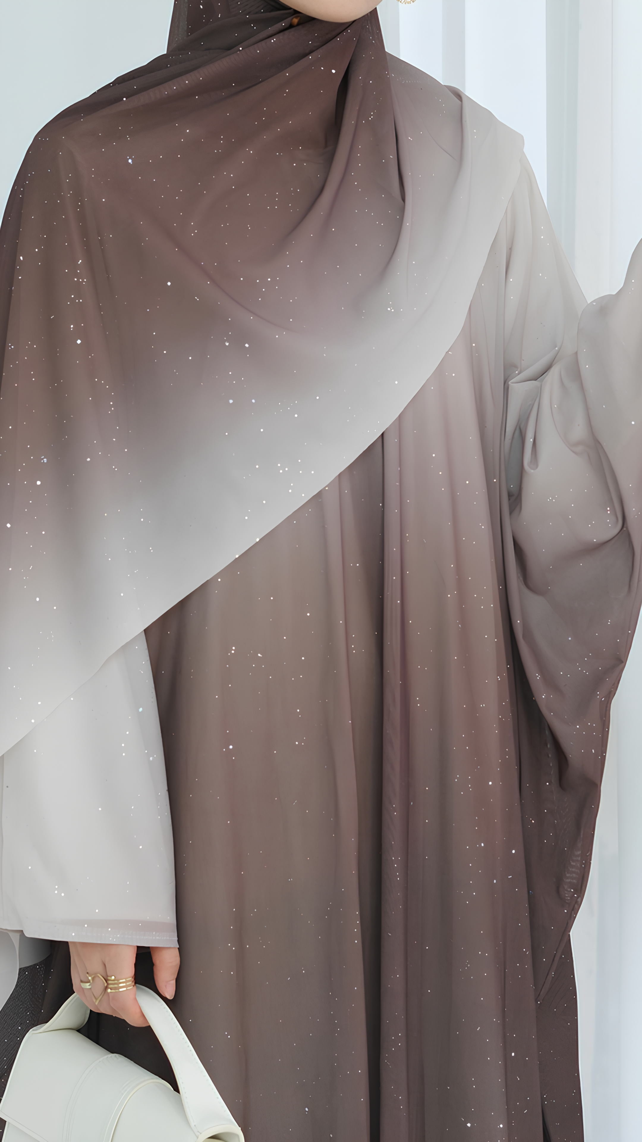 Majestic Glitter Abaya