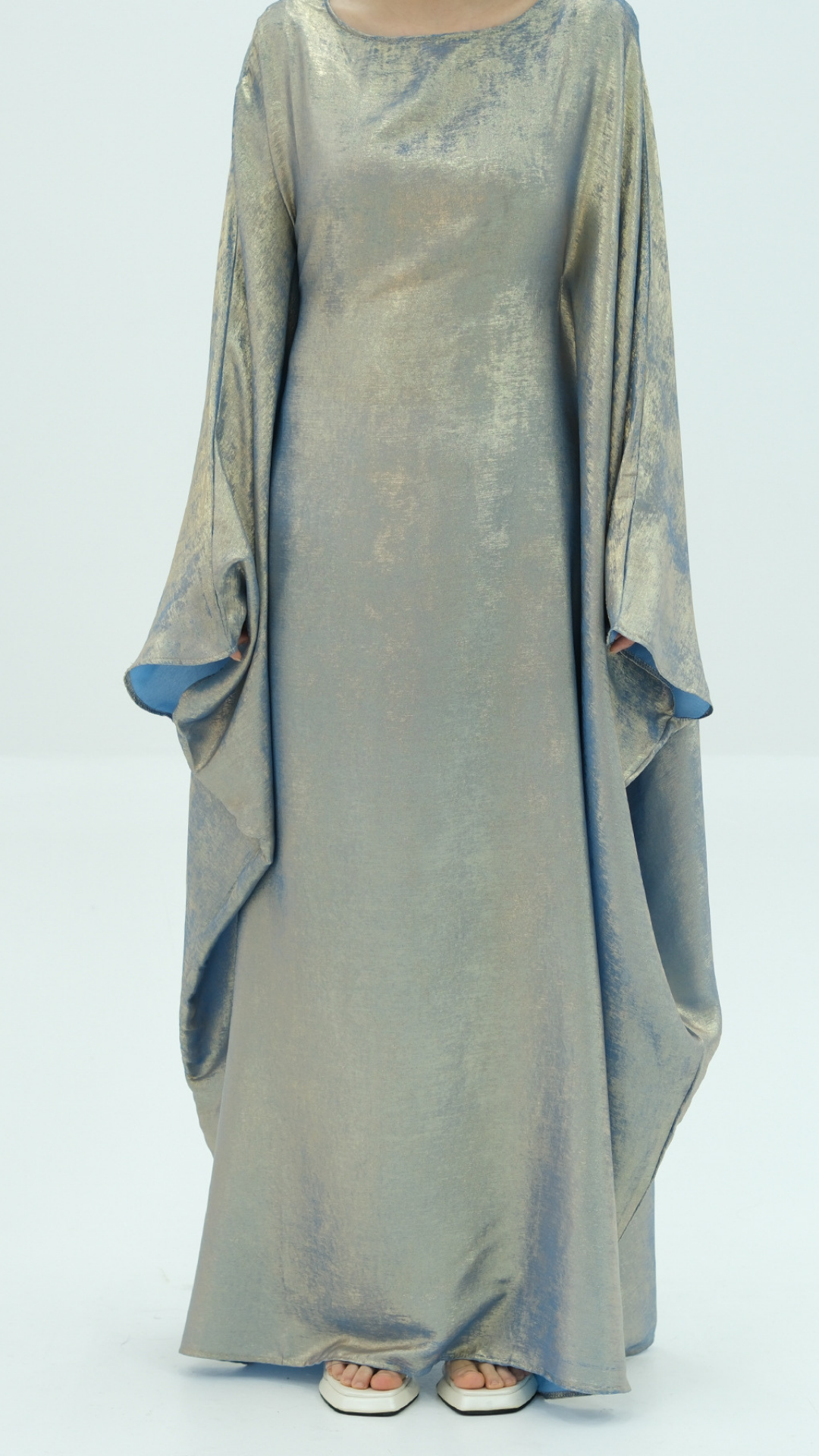 Metallic Butterfly Abaya