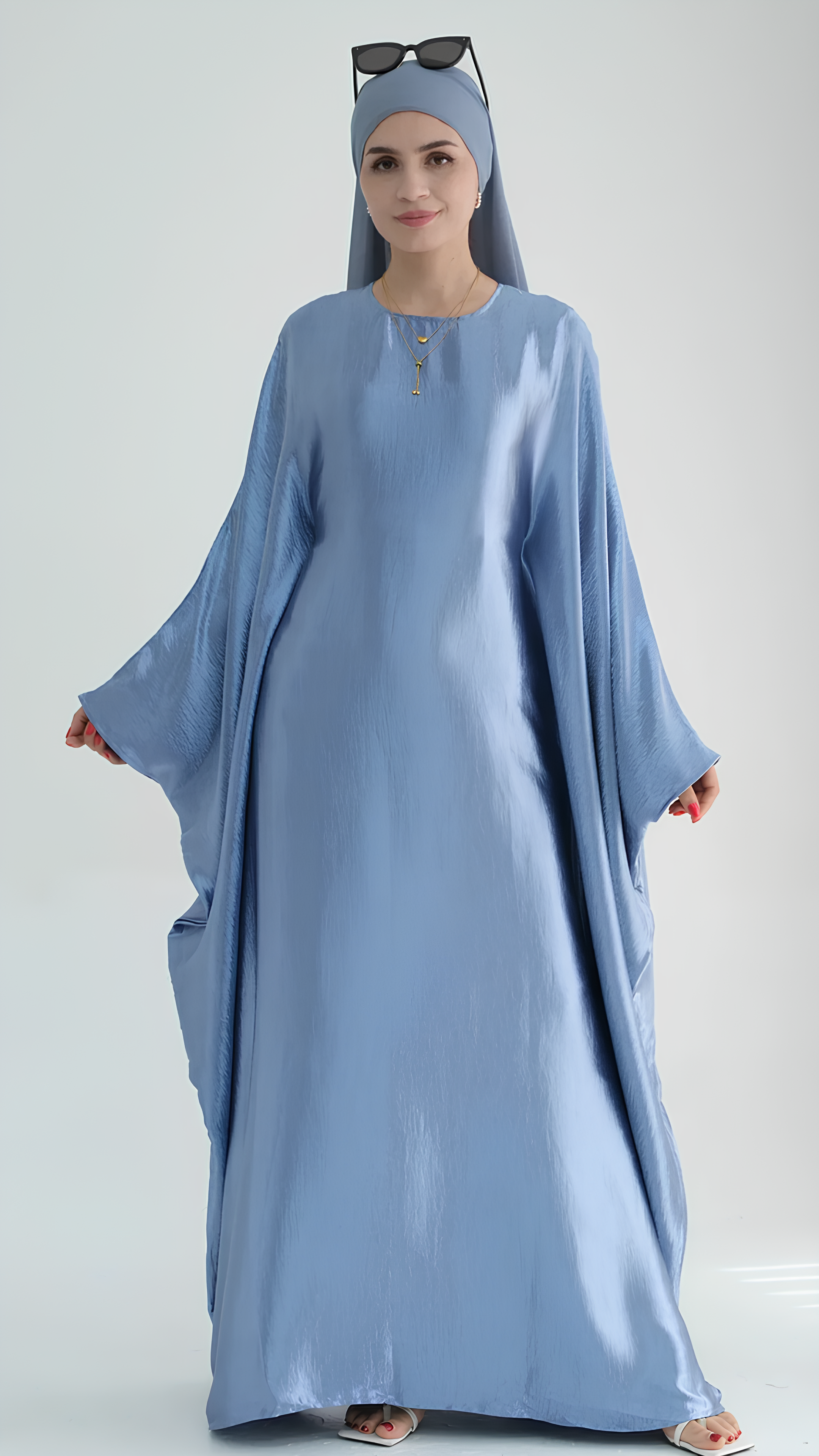 Shiny Butterfly Abaya