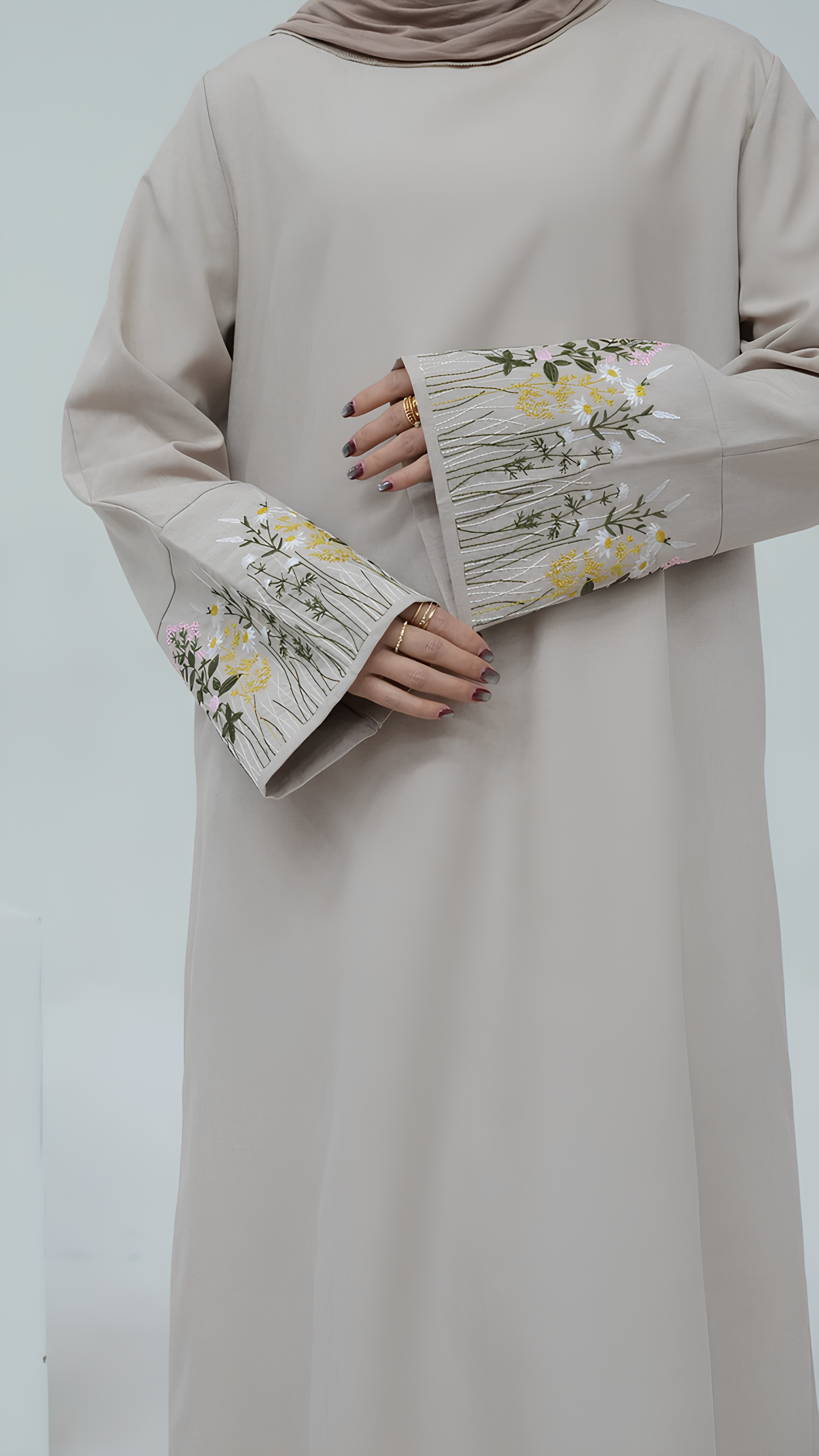 Closed Flower Abaya