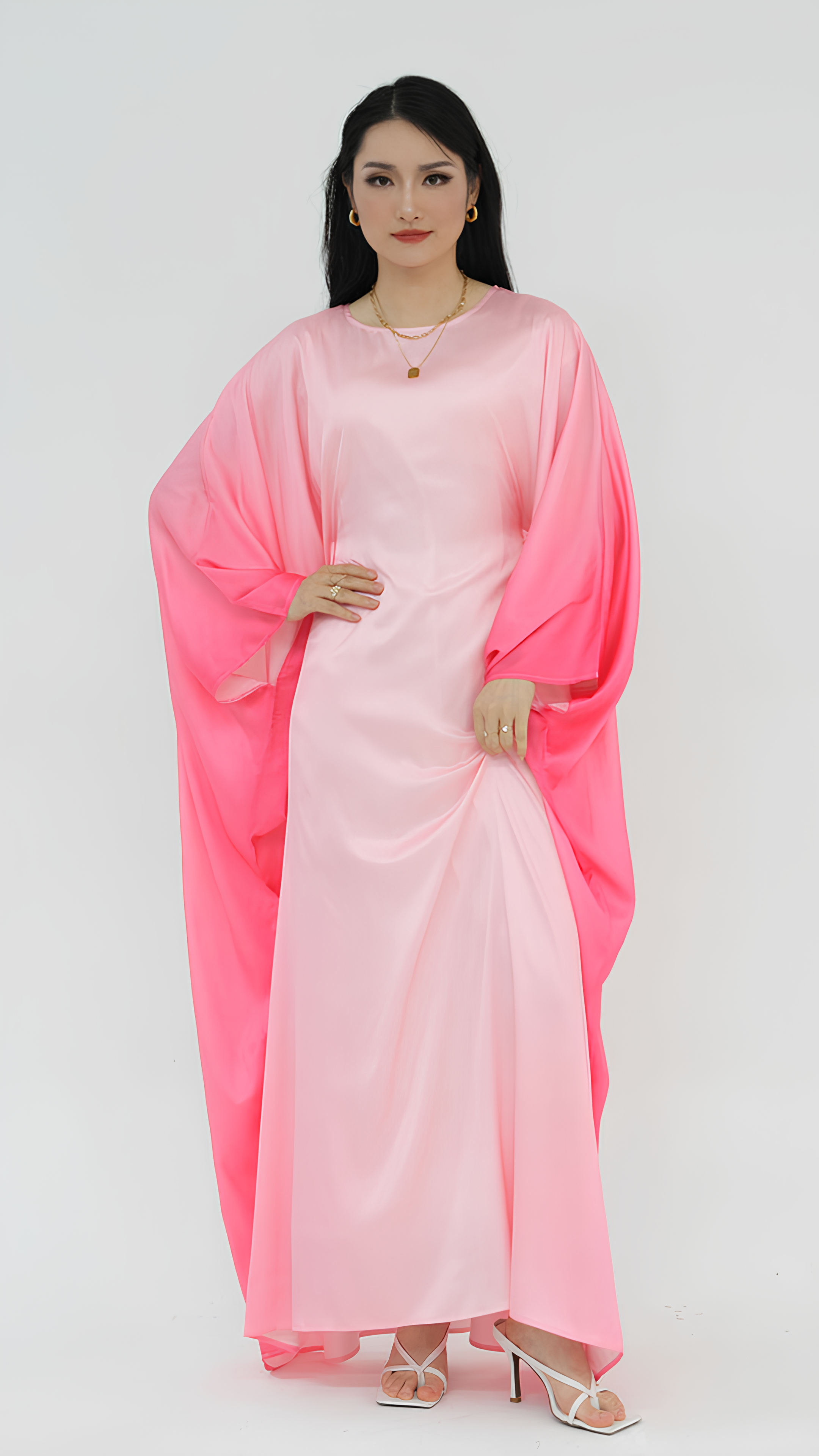 Gradient Butterfly Abaya