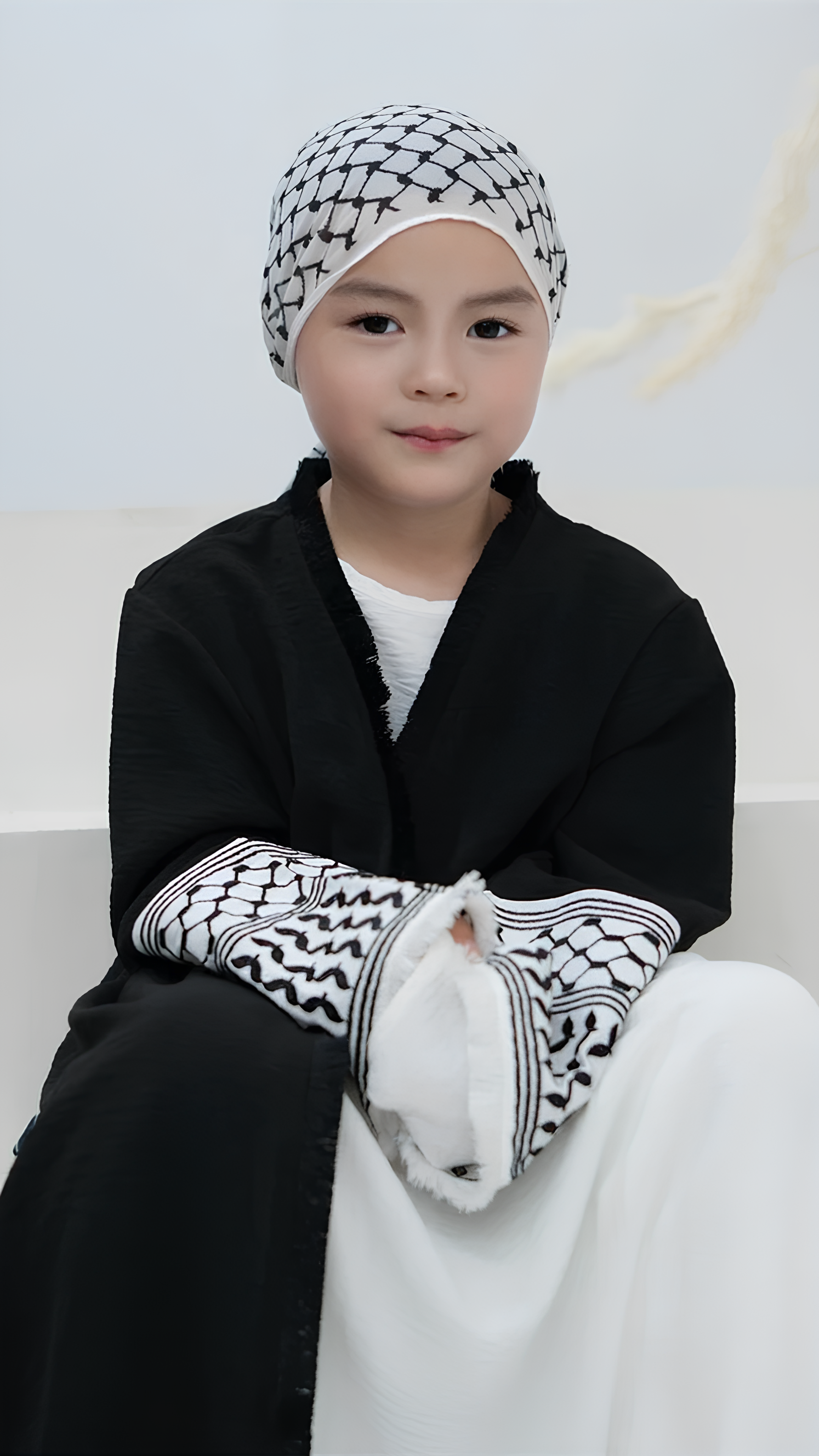 Kids Keffiyeh Abaya