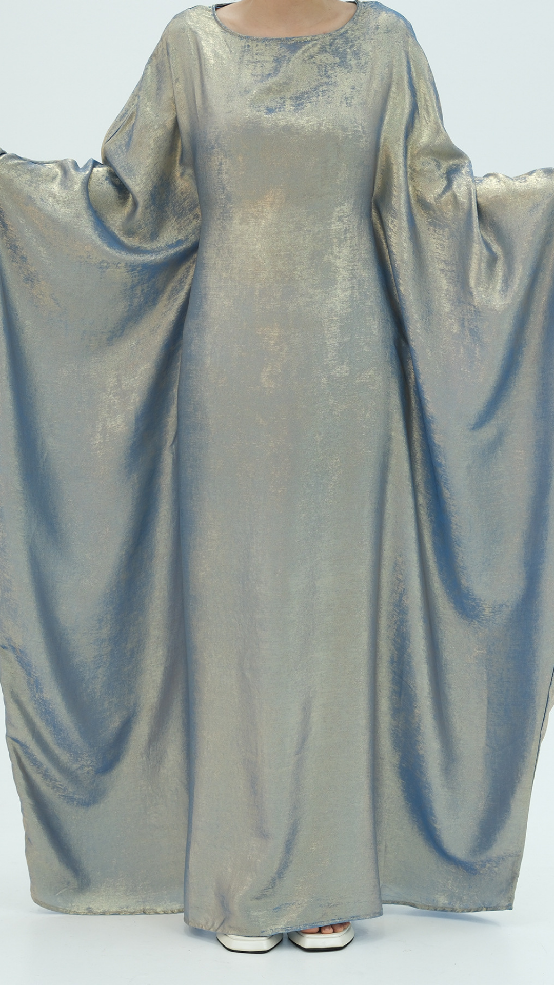 Metallic Butterfly Abaya