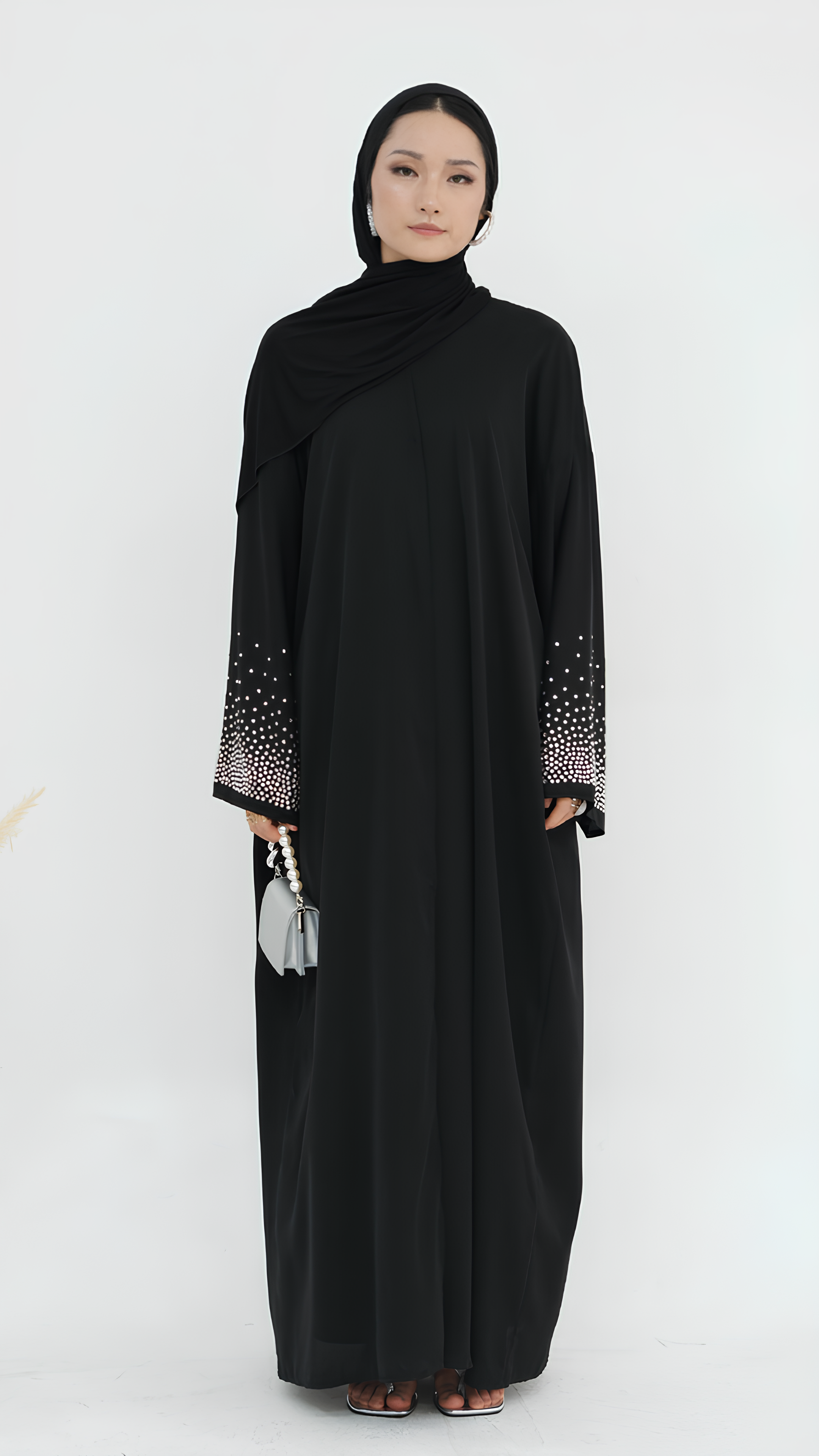 Midnight Sparkle Abaya