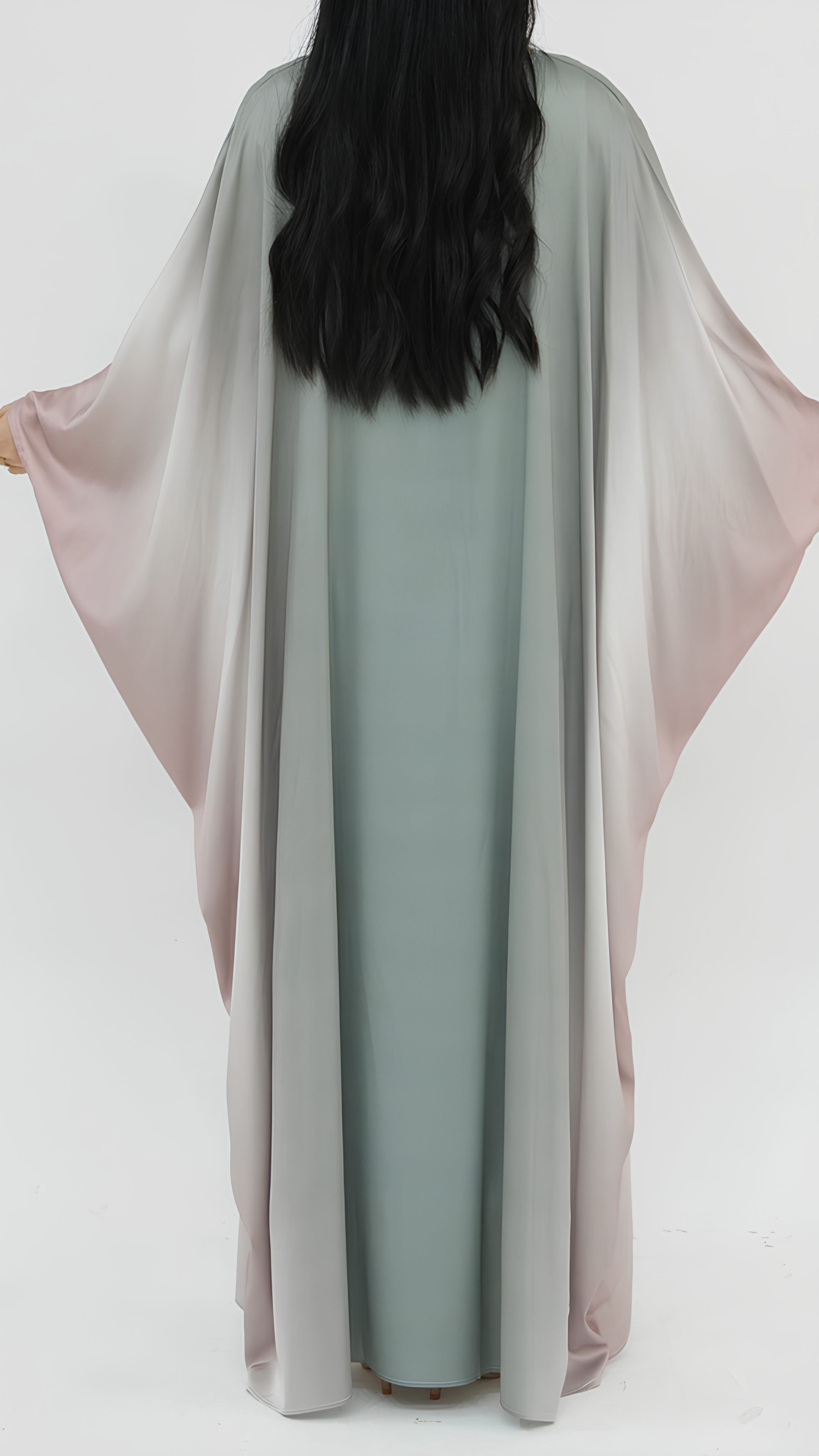 Gradient Butterfly Abaya