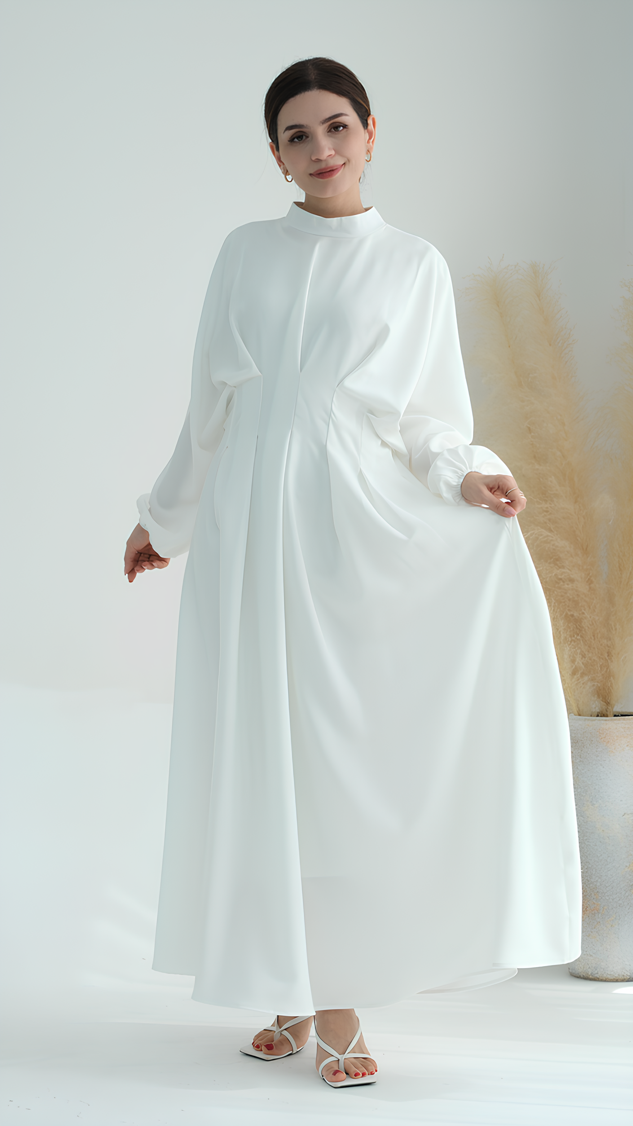 Purpurrote Luxe-Abaya