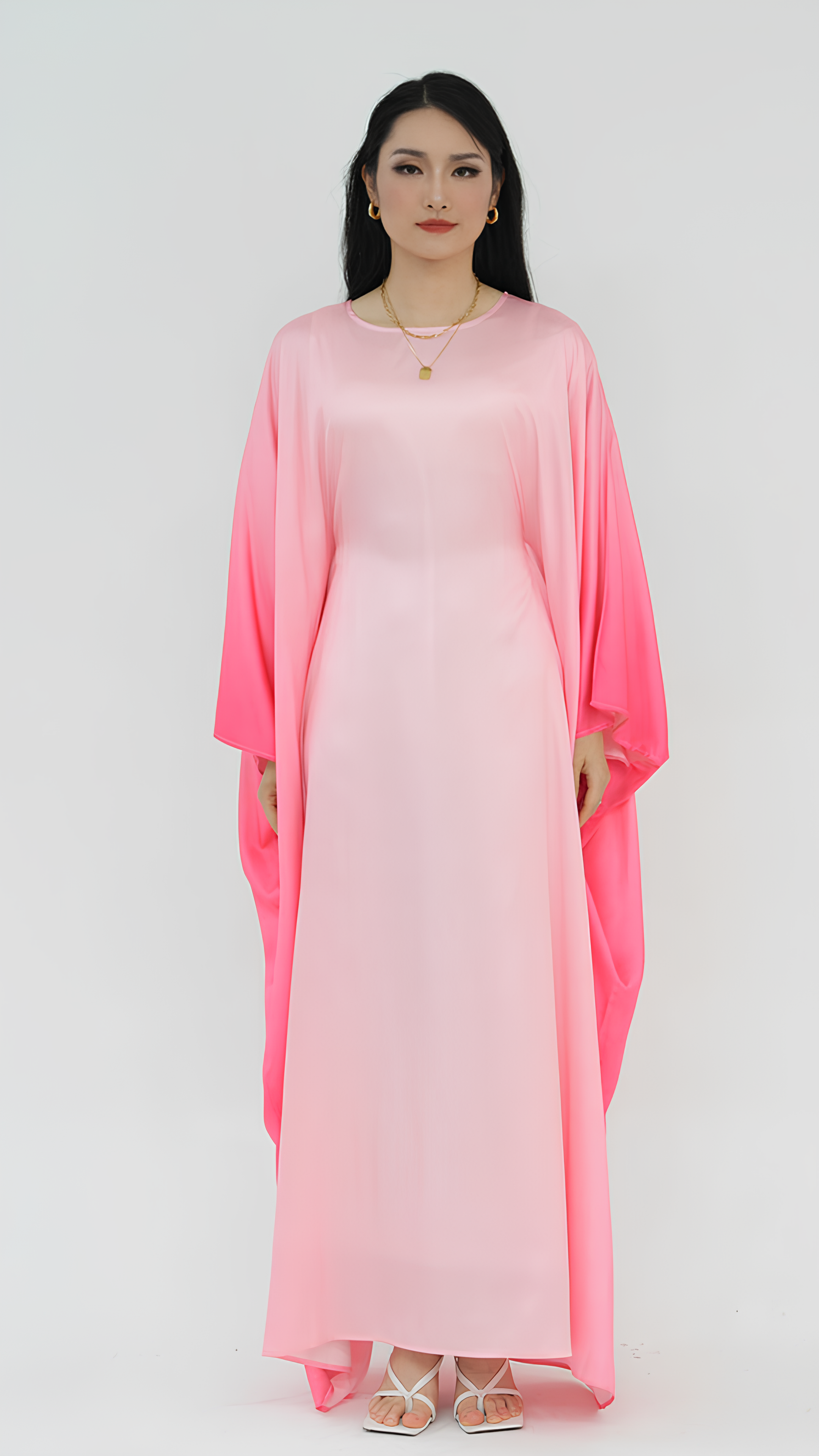 Gradient Butterfly Abaya