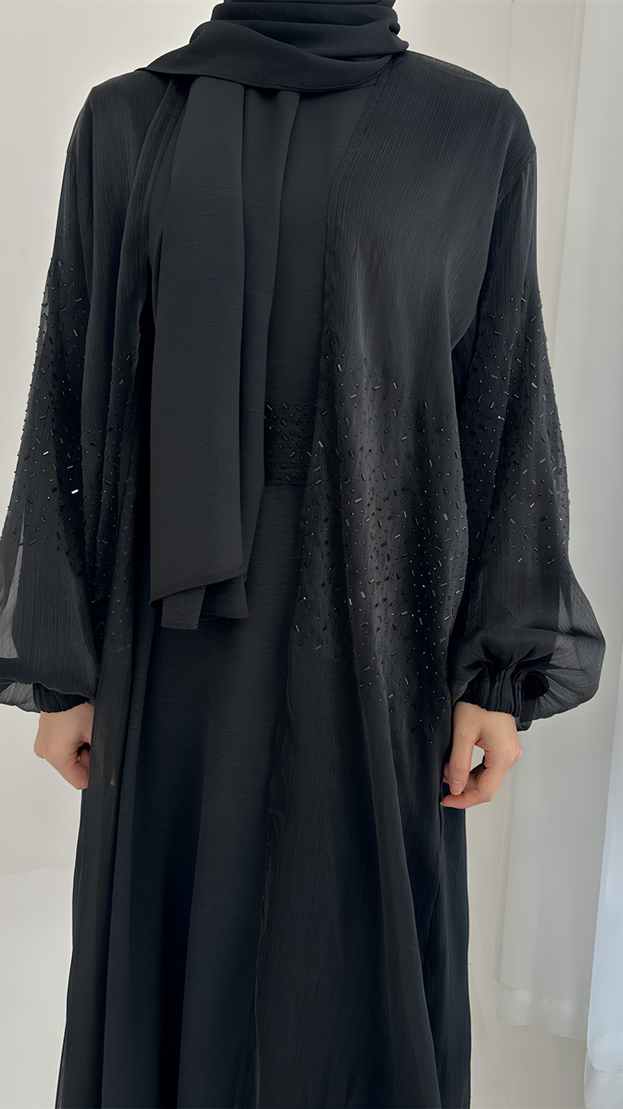 Abaya mit himmlischem Charme