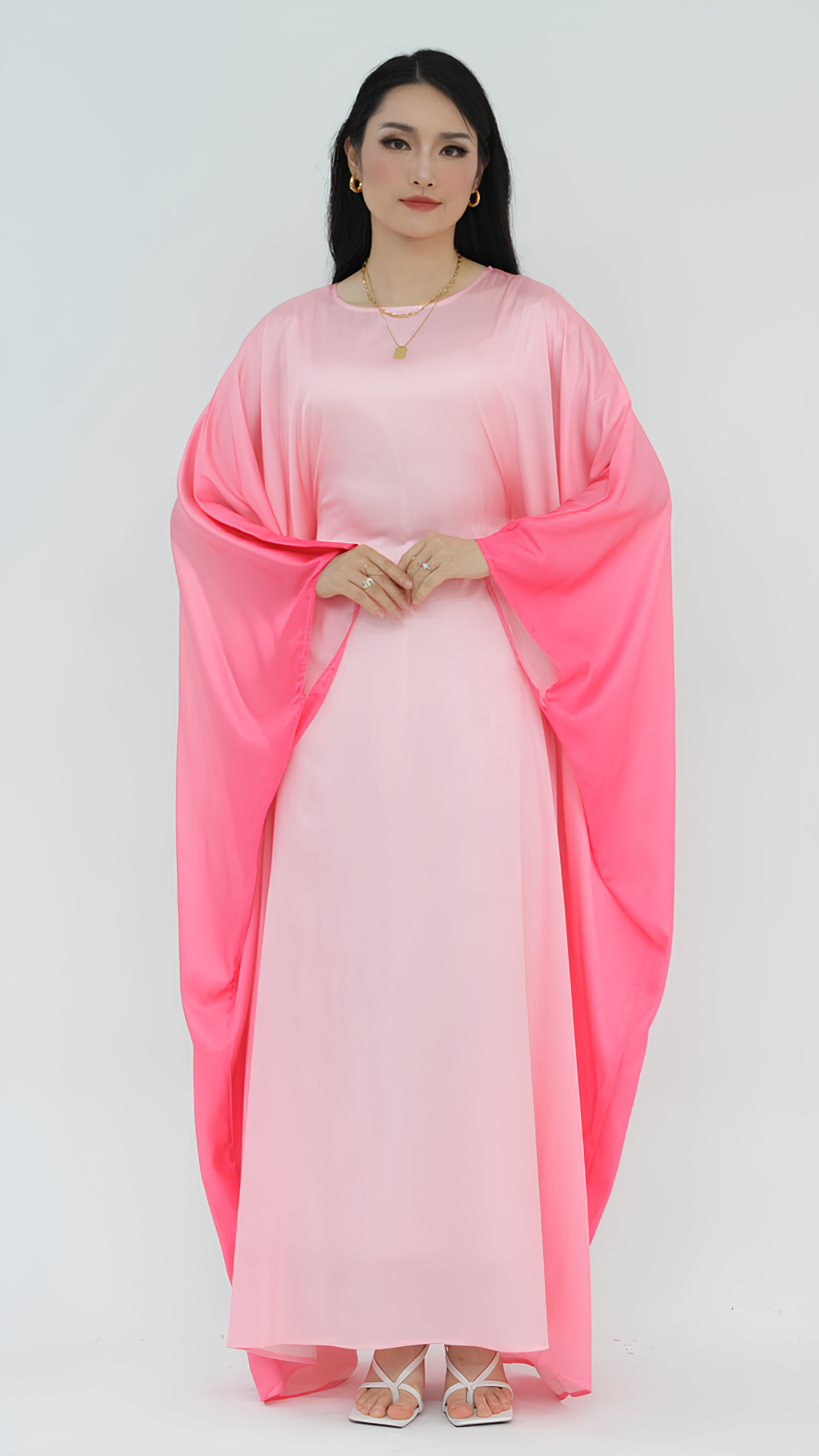 Gradient Butterfly Abaya