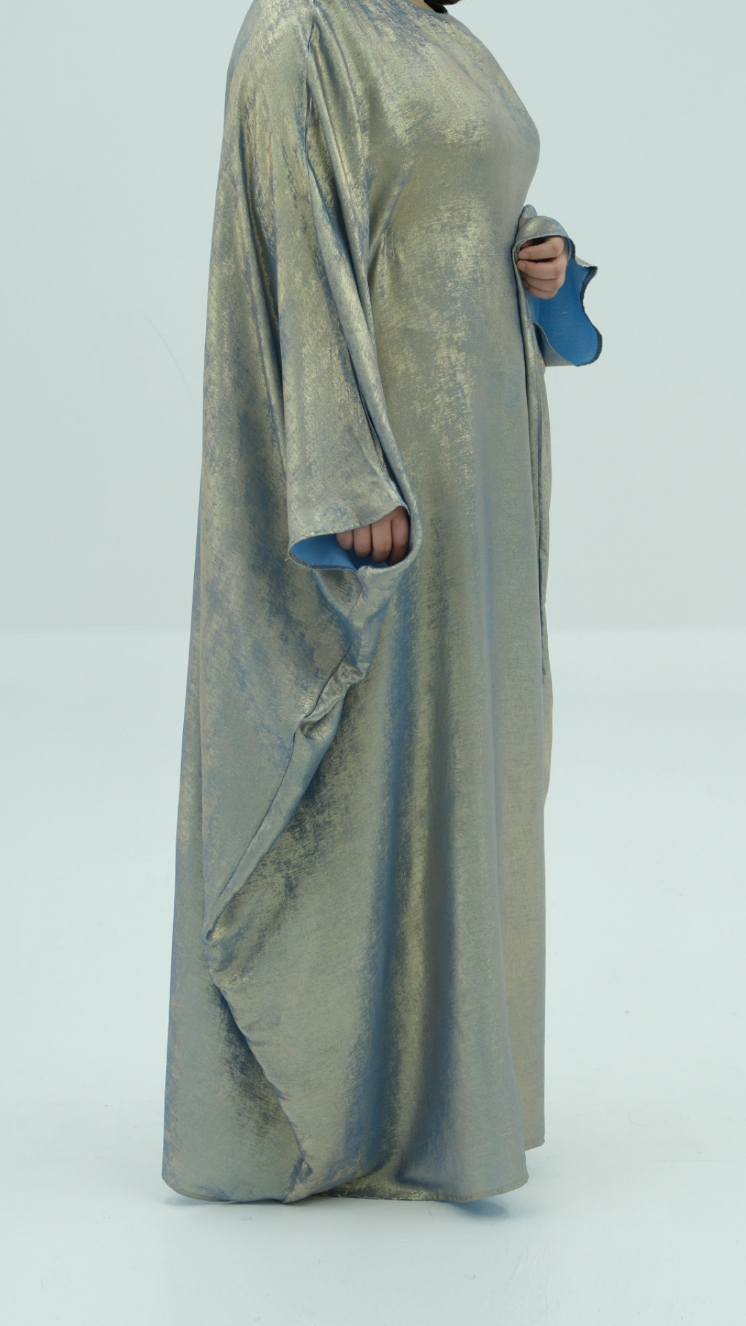 Metallic Butterfly Abaya