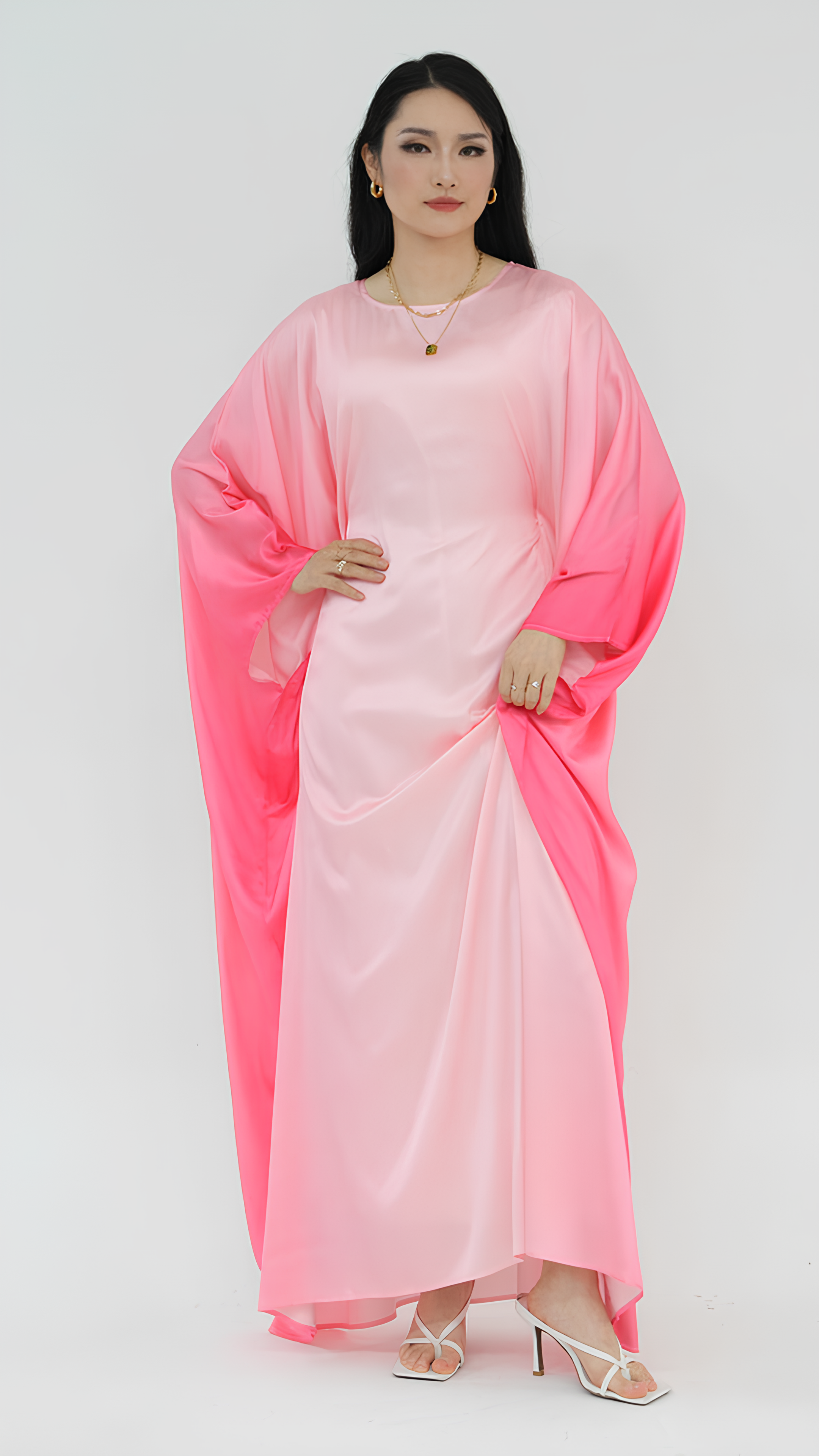 Gradient Butterfly Abaya