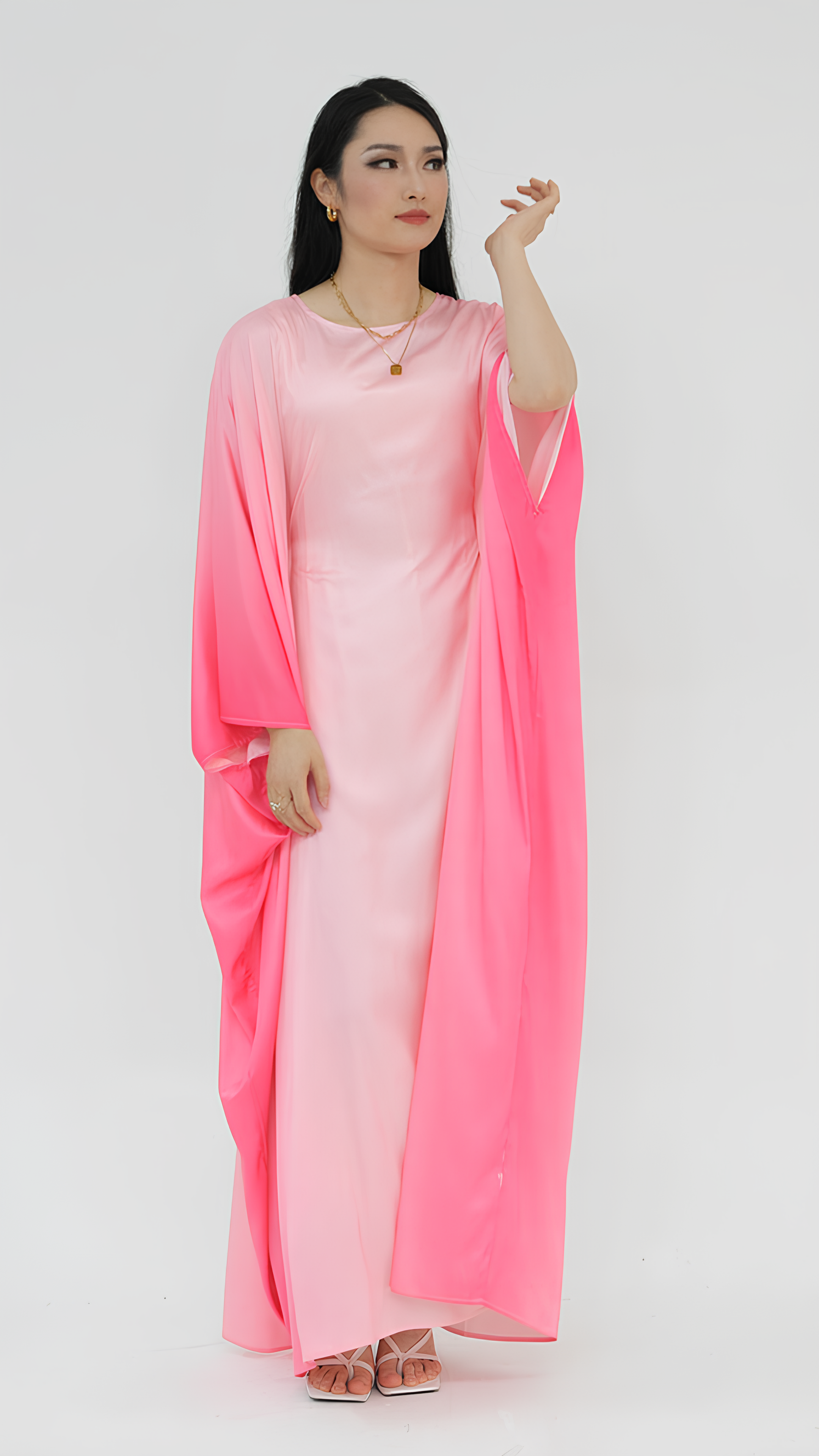 Gradient Butterfly Abaya