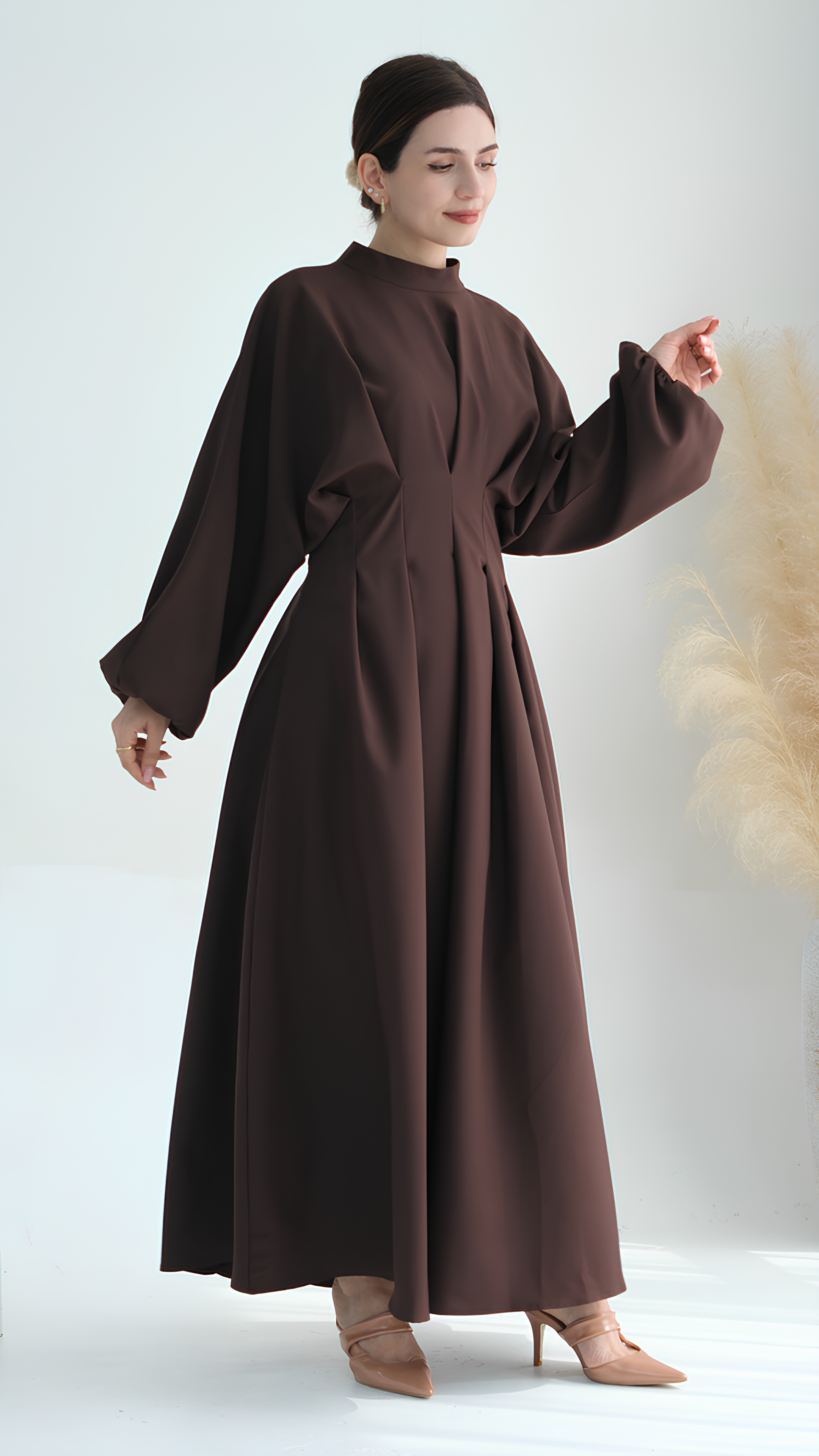 Purpurrote Luxe-Abaya