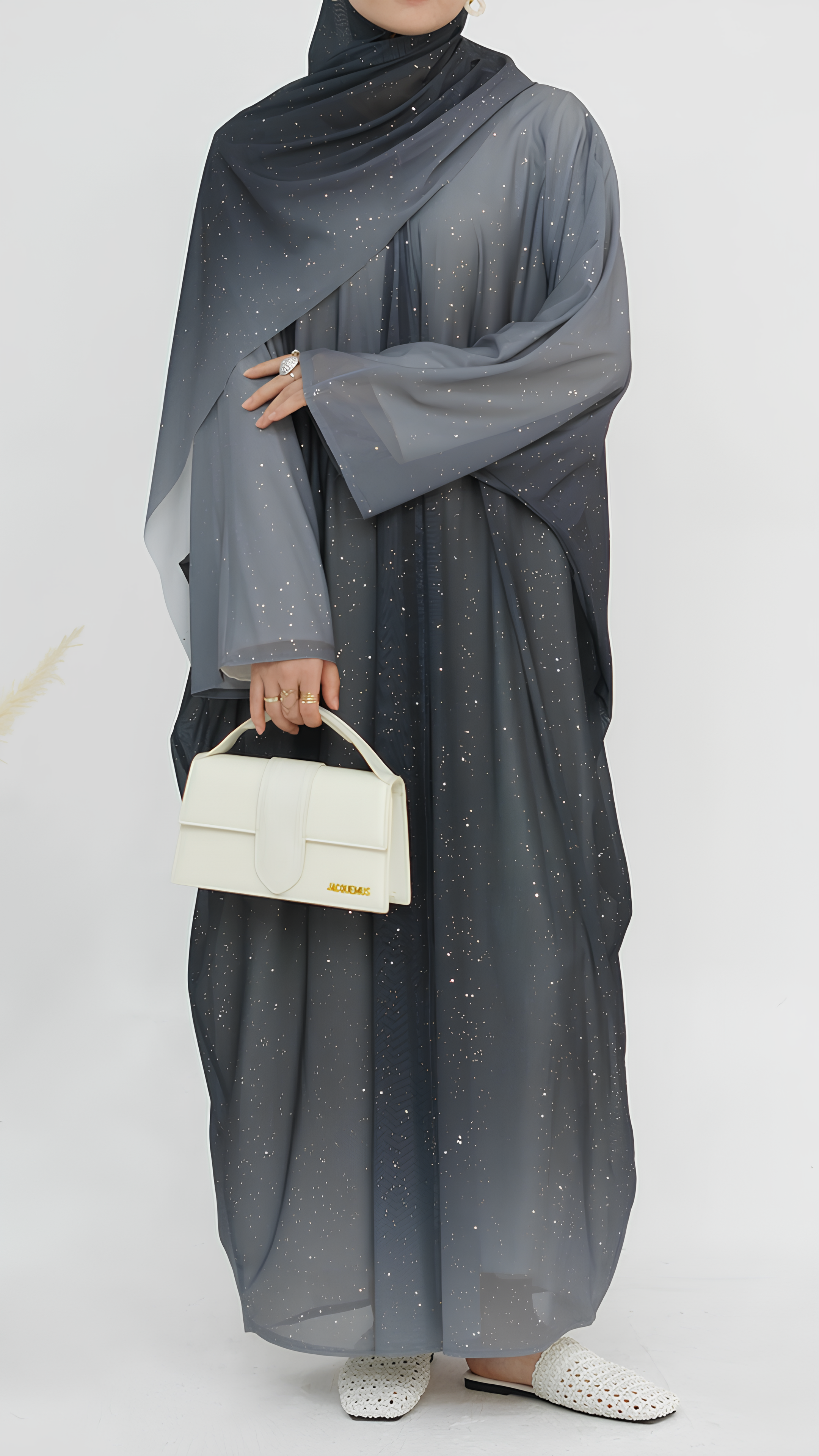 Majestic Glitter Abaya