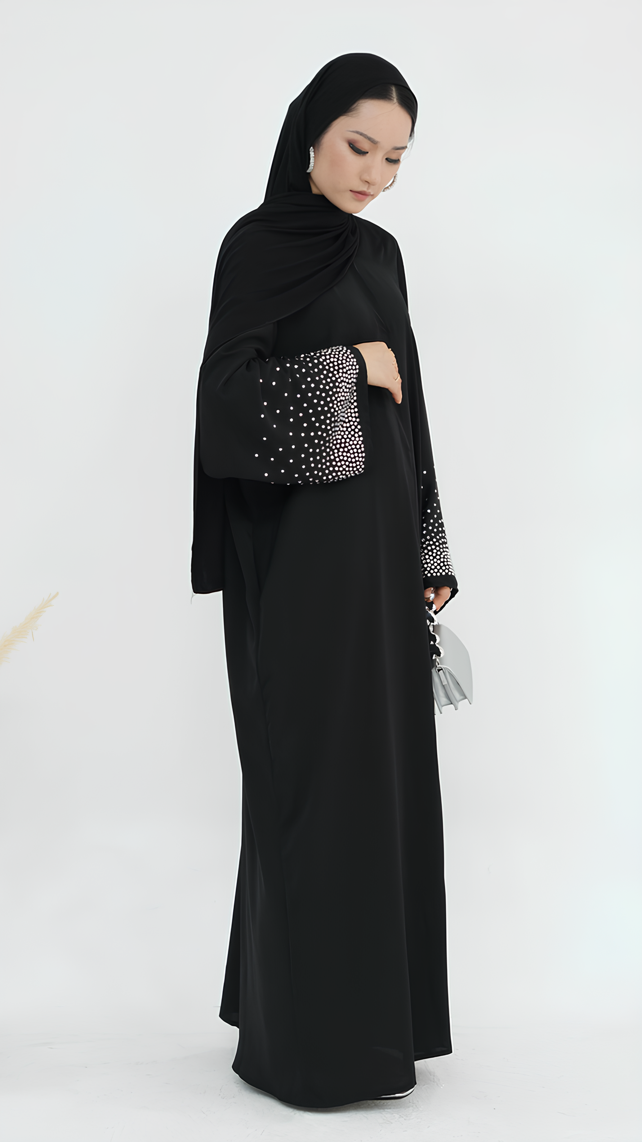 Midnight Sparkle Abaya