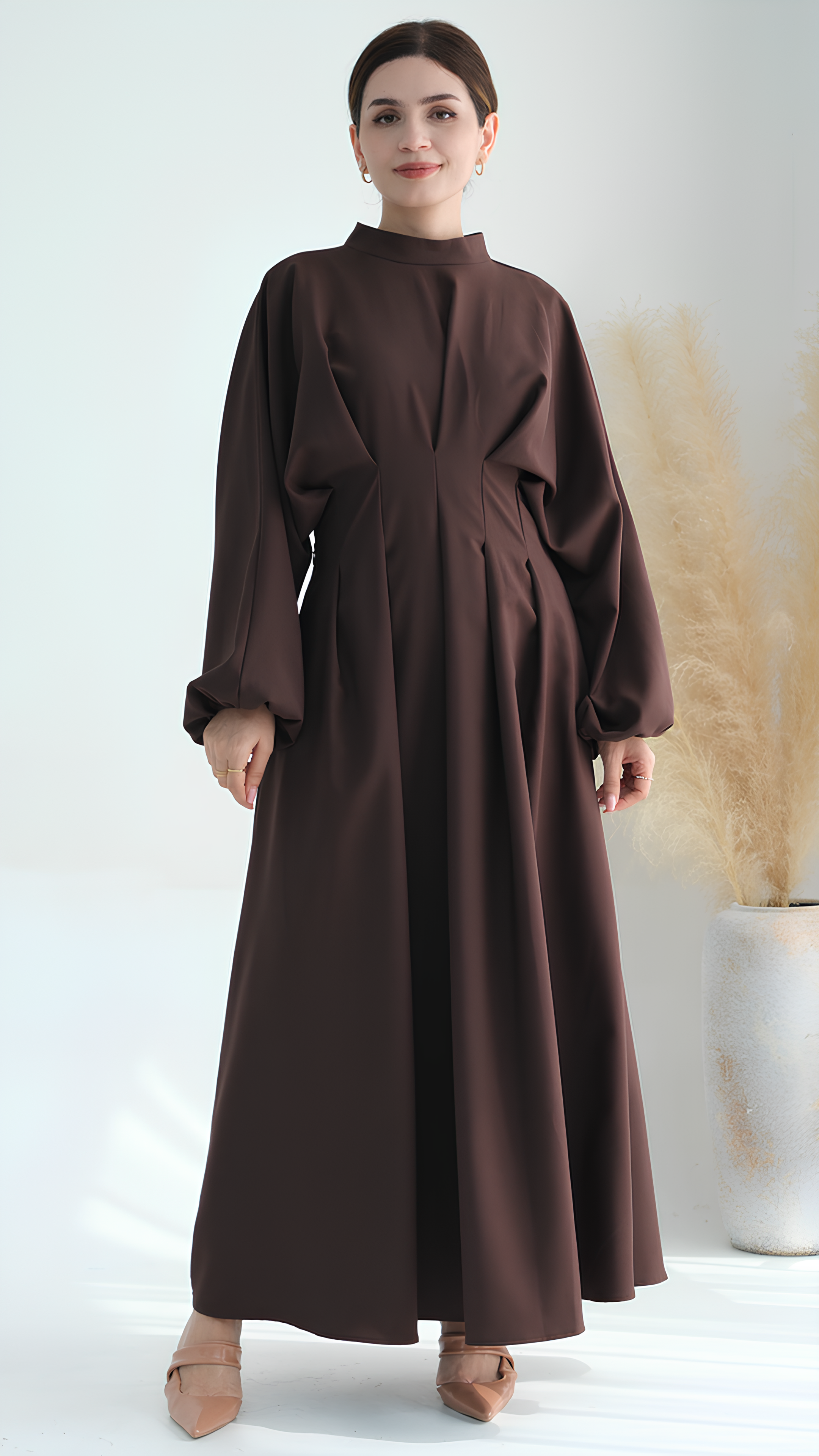 Purpurrote Luxe-Abaya