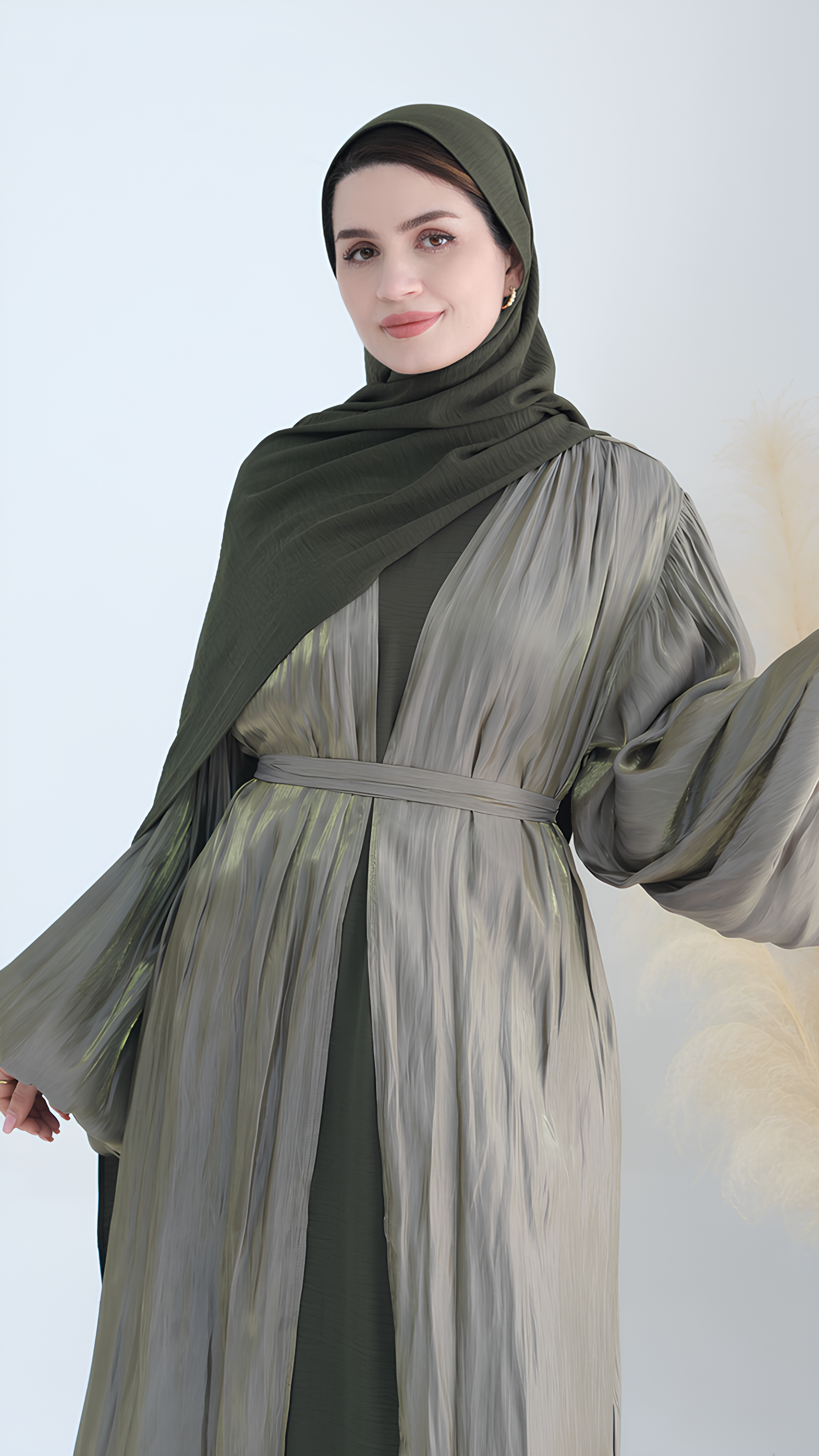 Majestätisches Schimmer-Abaya